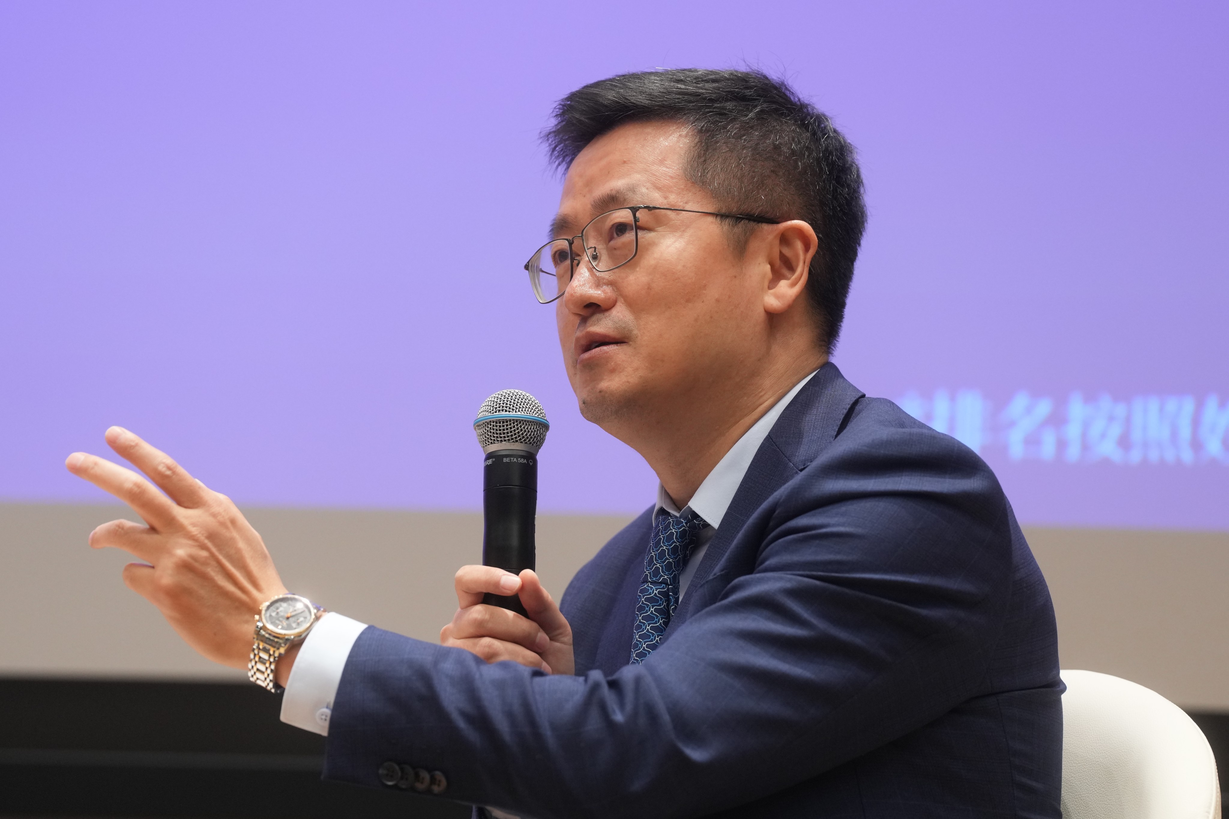 Chinese economist Zhang Ming has warned against letting security outweigh development as Beijing plans for the future of its relationship with the US under the second term of Donald Trump. Photo: Elson Li