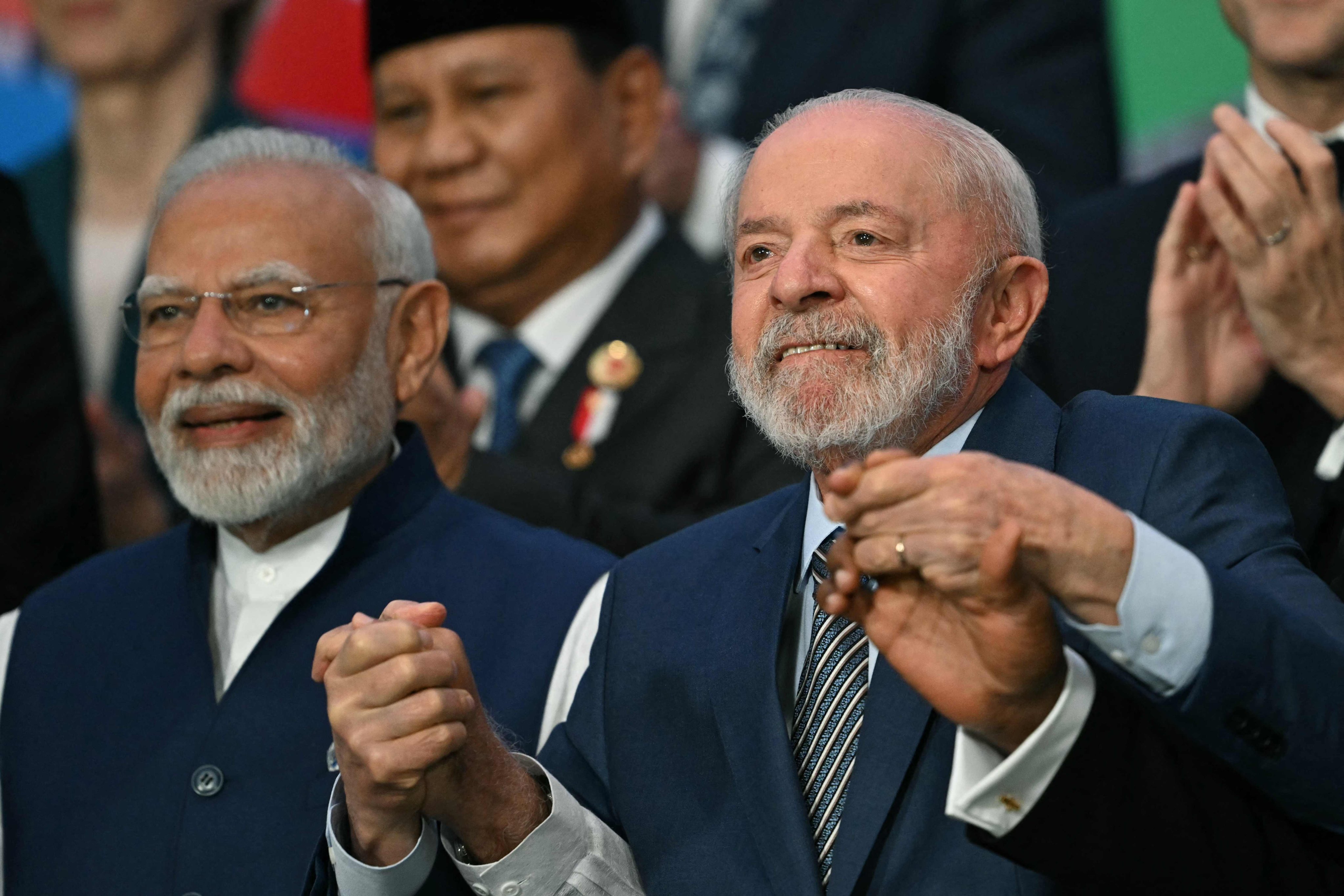 In closing remarks, Brazilian President Luiz Inacio Lula da Silva touted his country’s record on addressing climate change and urged others to follow suit. Photo: AFP