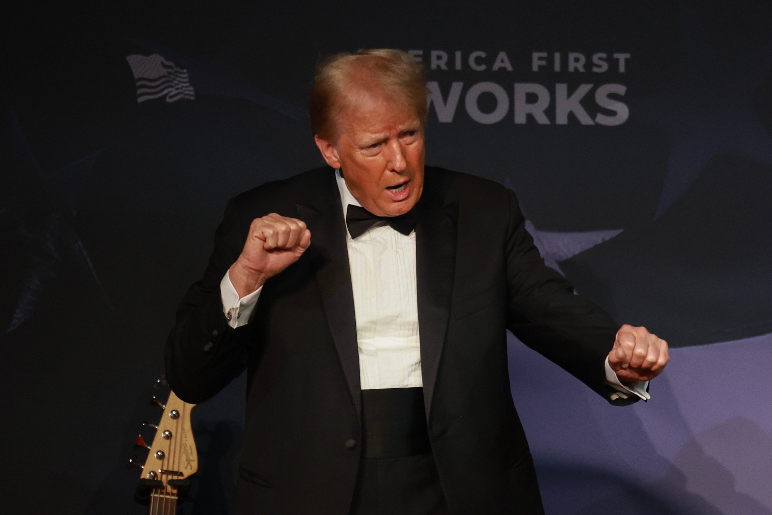 Donald Trump attends the America First Policy Institute’s gala in Florida on November 14. Photo: Getty Images/TNS