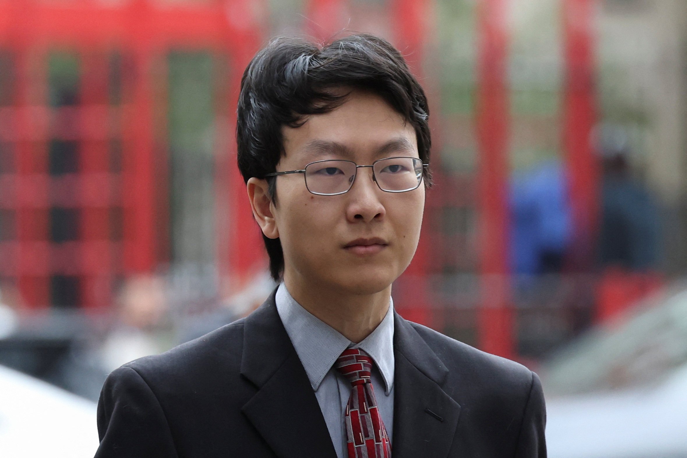 Former FTX executive Gary Wang attends his sentencing on fraud charges in New York on Wednesday. Photo: Reuters