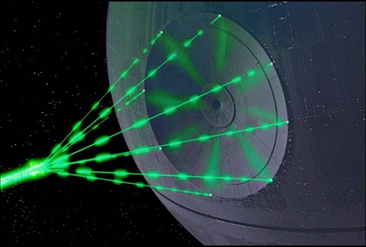 Chinese scientists are bringing a converged energy beam weapon from fiction to life. Image: Lucasfilm/Disney
