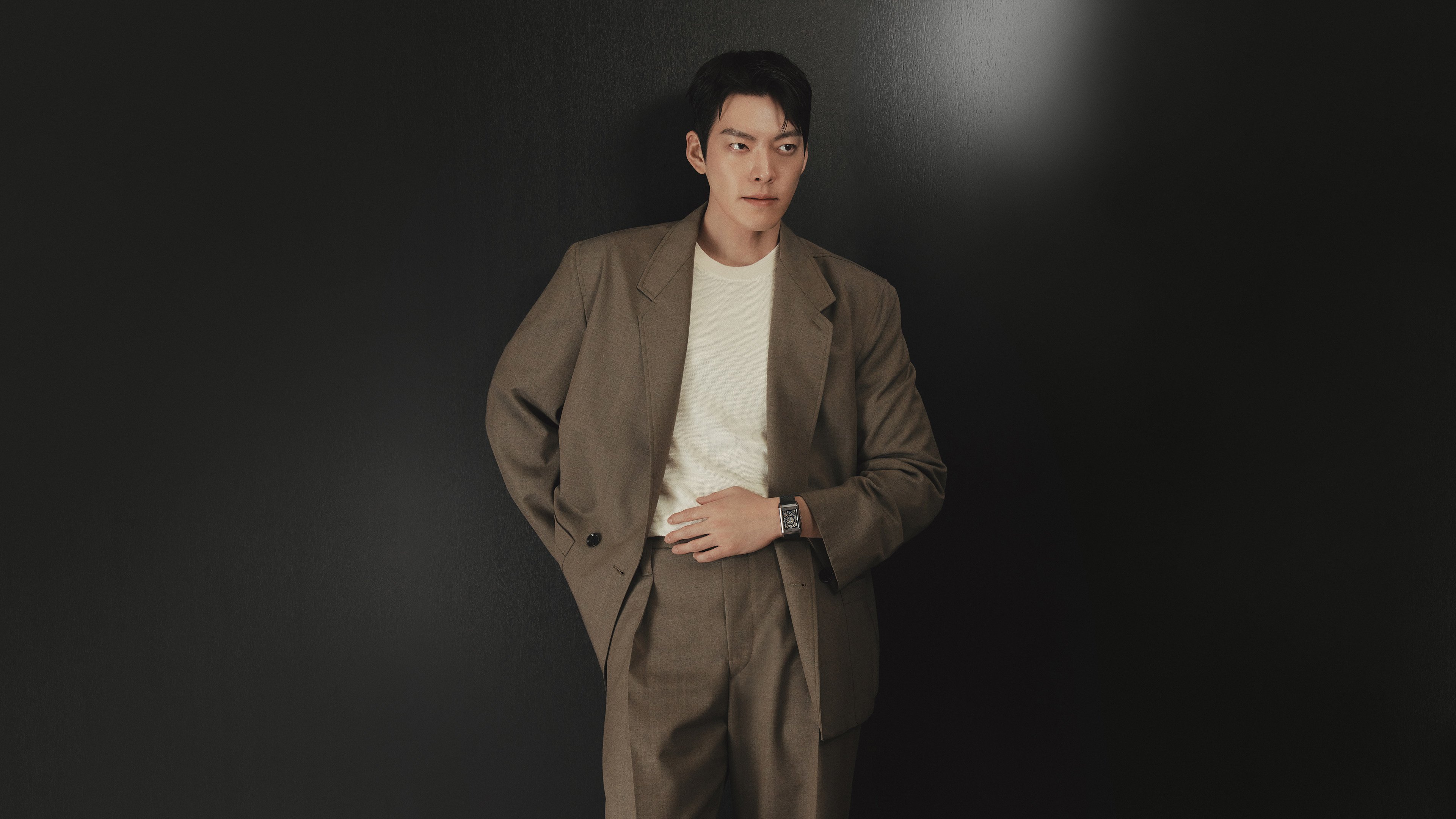 South Korean actor and Jaeger-LeCoultre brand ambassador Kim Woo-bin wears the brand’s new Reverso Tribute Chronograph. Photo: Handout