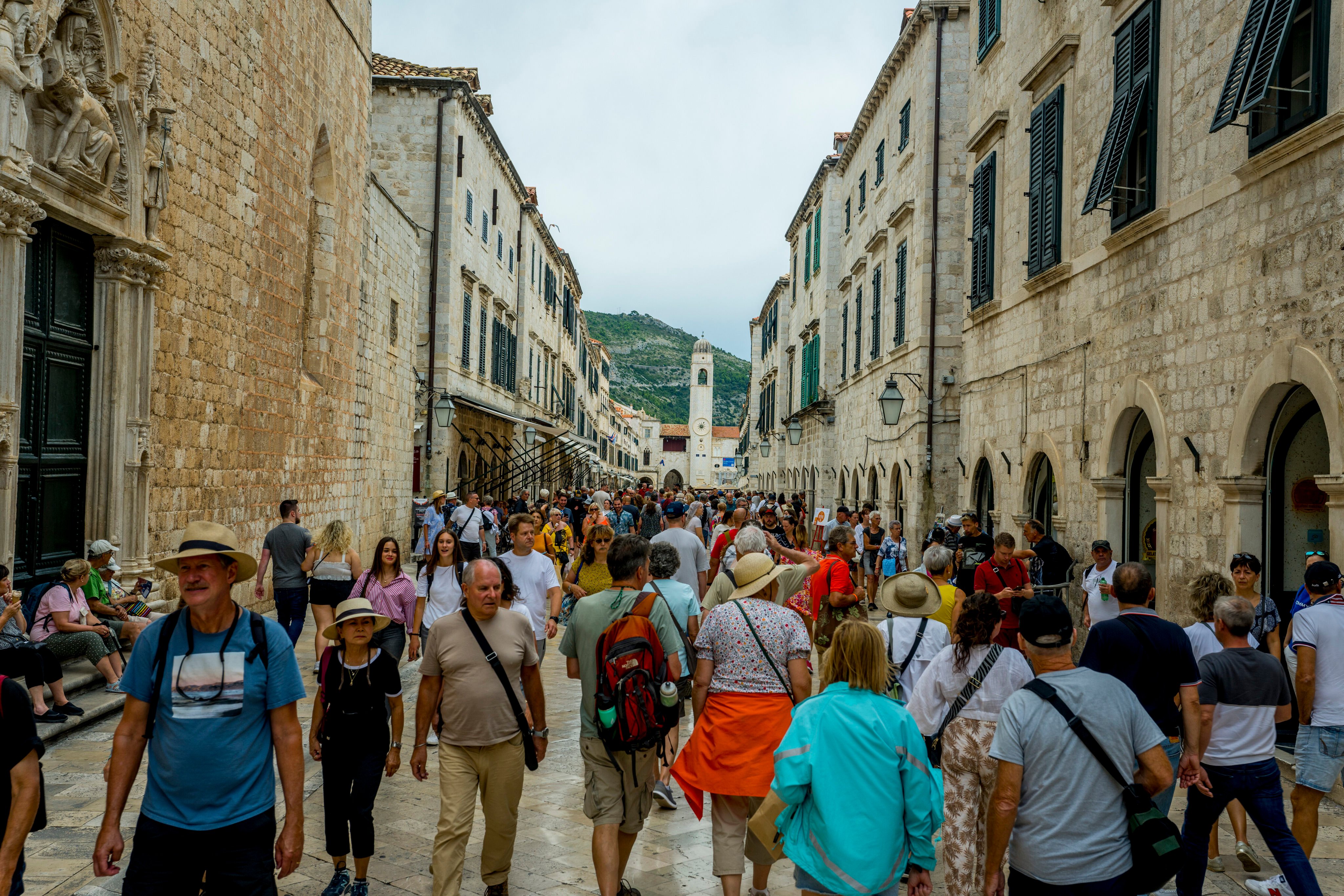 Tourists throng the Old Town of Dubrovnik, in southern Croatia. The nation is facing rising rents driven by holiday lets to visitors that create a housing shortage. Photo: Getty Images