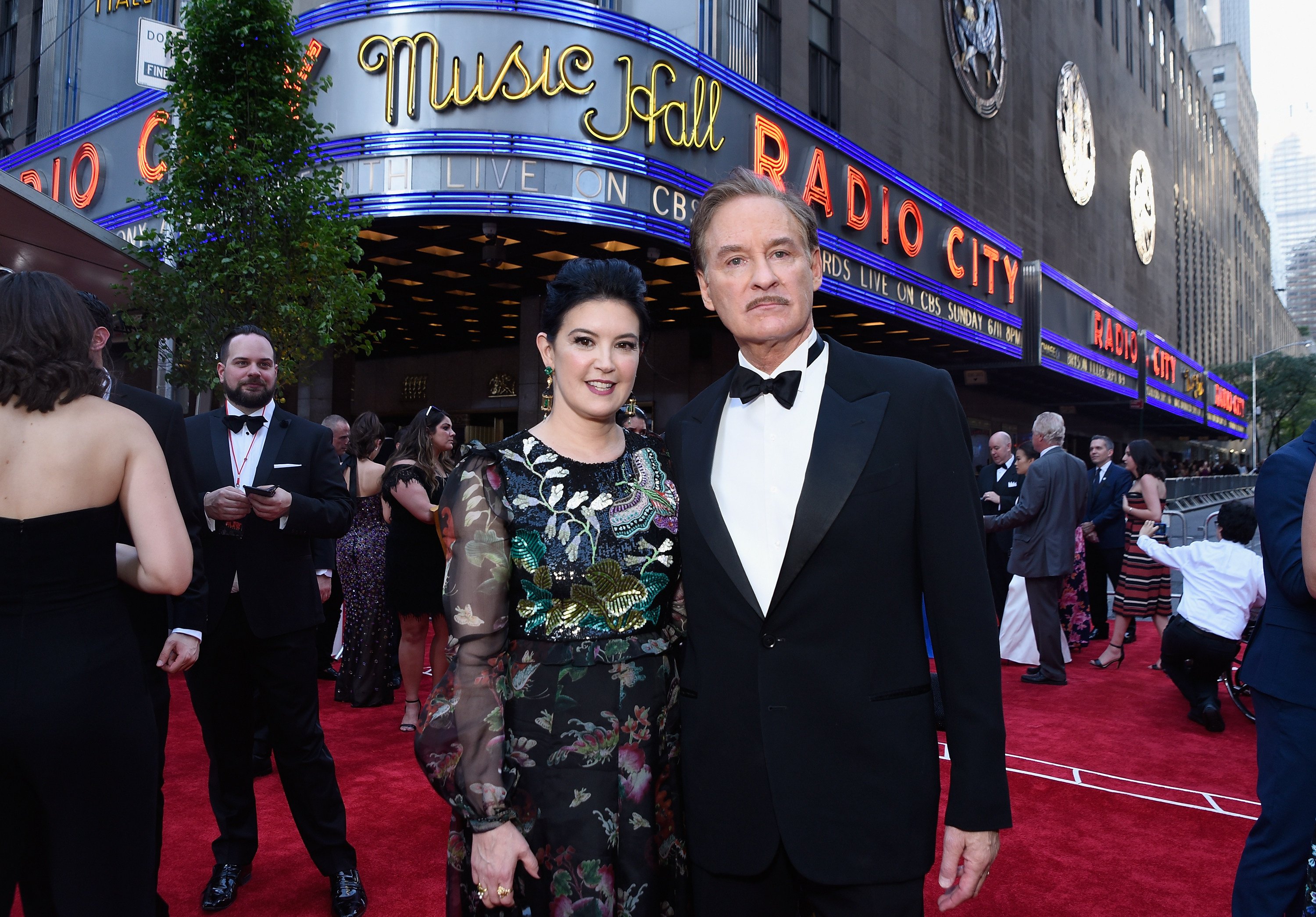 Kevin Kline and Phoebe Cates in New York: the pair have been married for more than 30 years. Photo: Getty Images