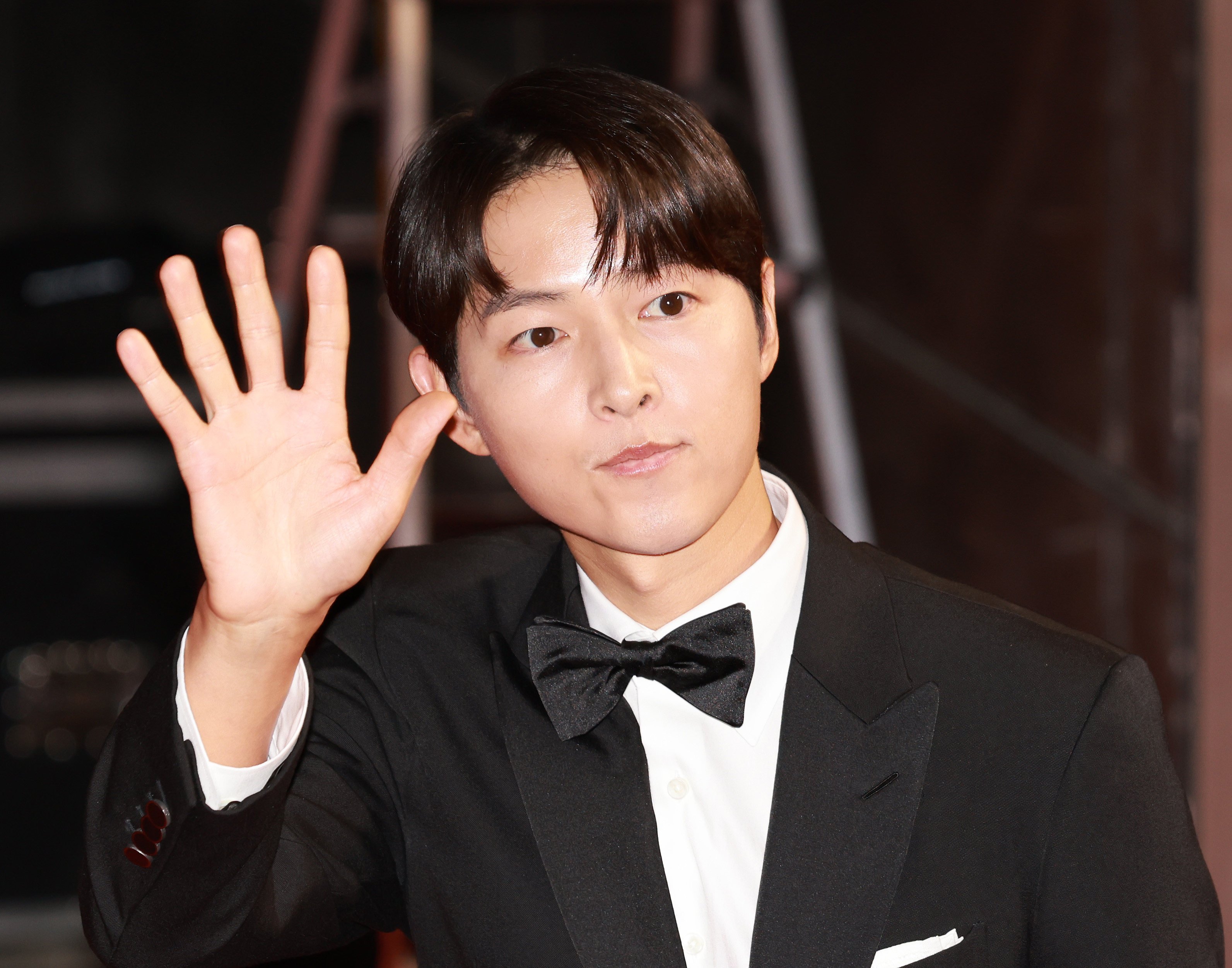 South Korean actor Song Joong-ki attends the opening ceremony of the 2023 Busan International Film Festival. He has announced the birth of a daughter, his second child with British-born wife Katy Saunders. Photo: Getty Images