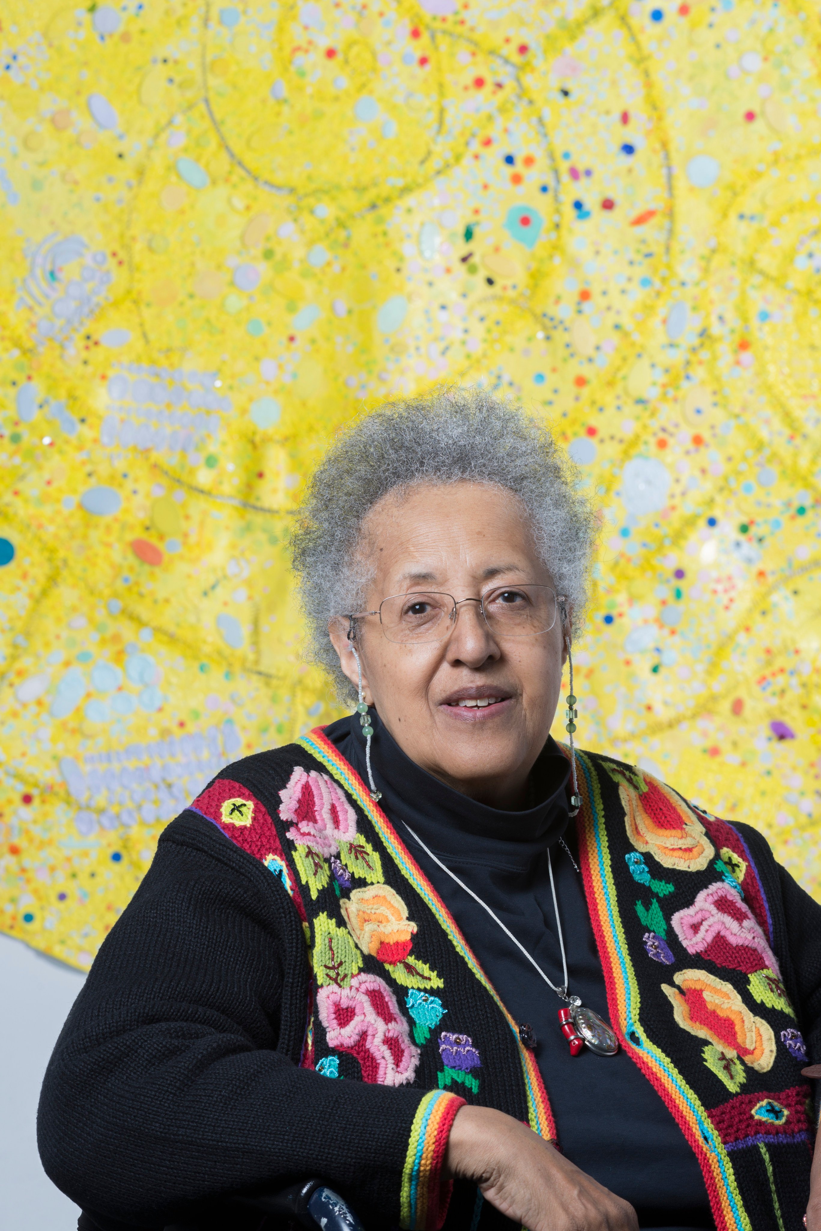 American artist Howardena Pindell, whose first solo exhibition in Asia is at White Cube Hong Kong until January 8, 2025. Photo: Nathan Keay