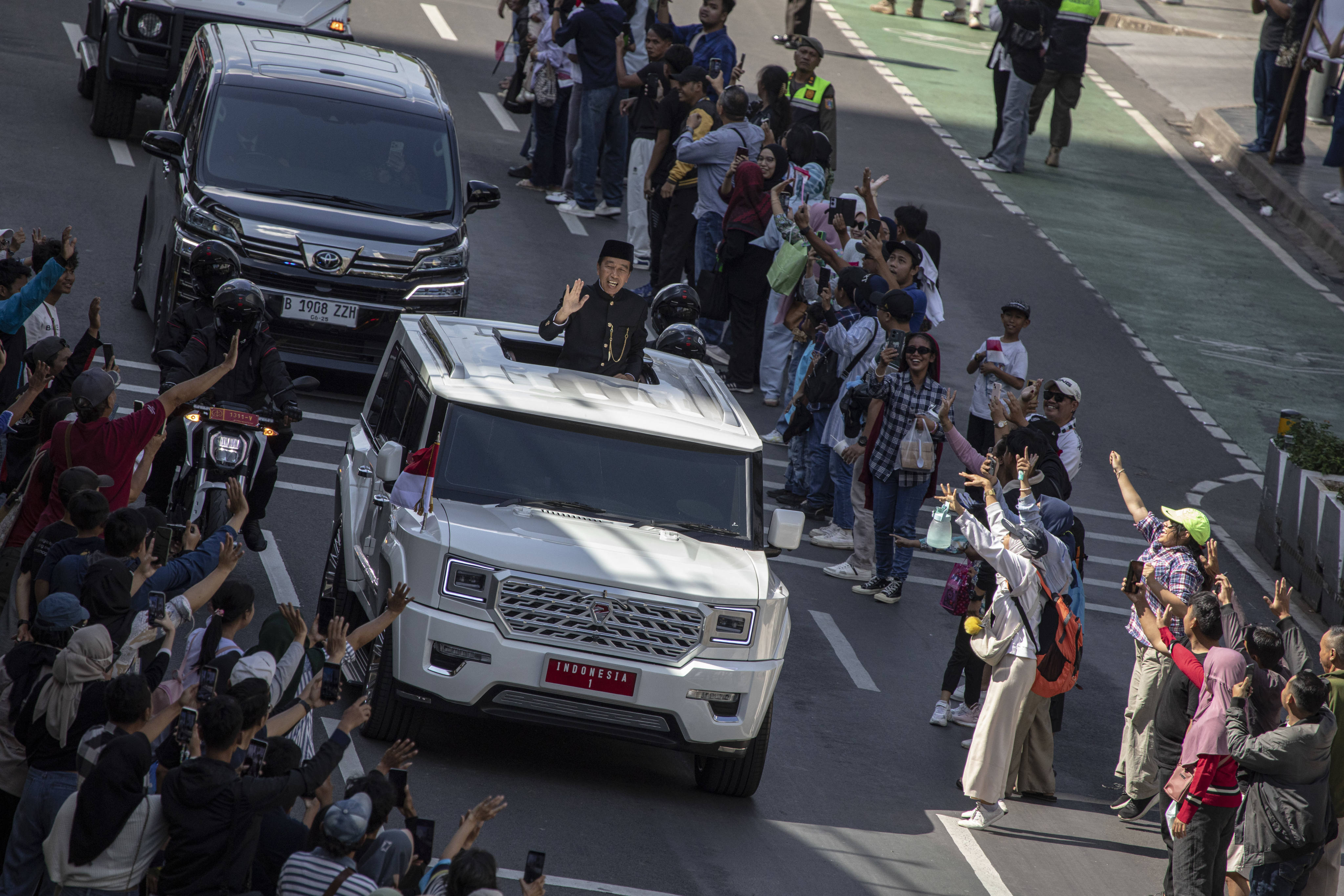 Joko Widodo returns to his hometown in Solo after completing his second term as Indonesia’s president. Photo: ZUMA Press Wire/dpa