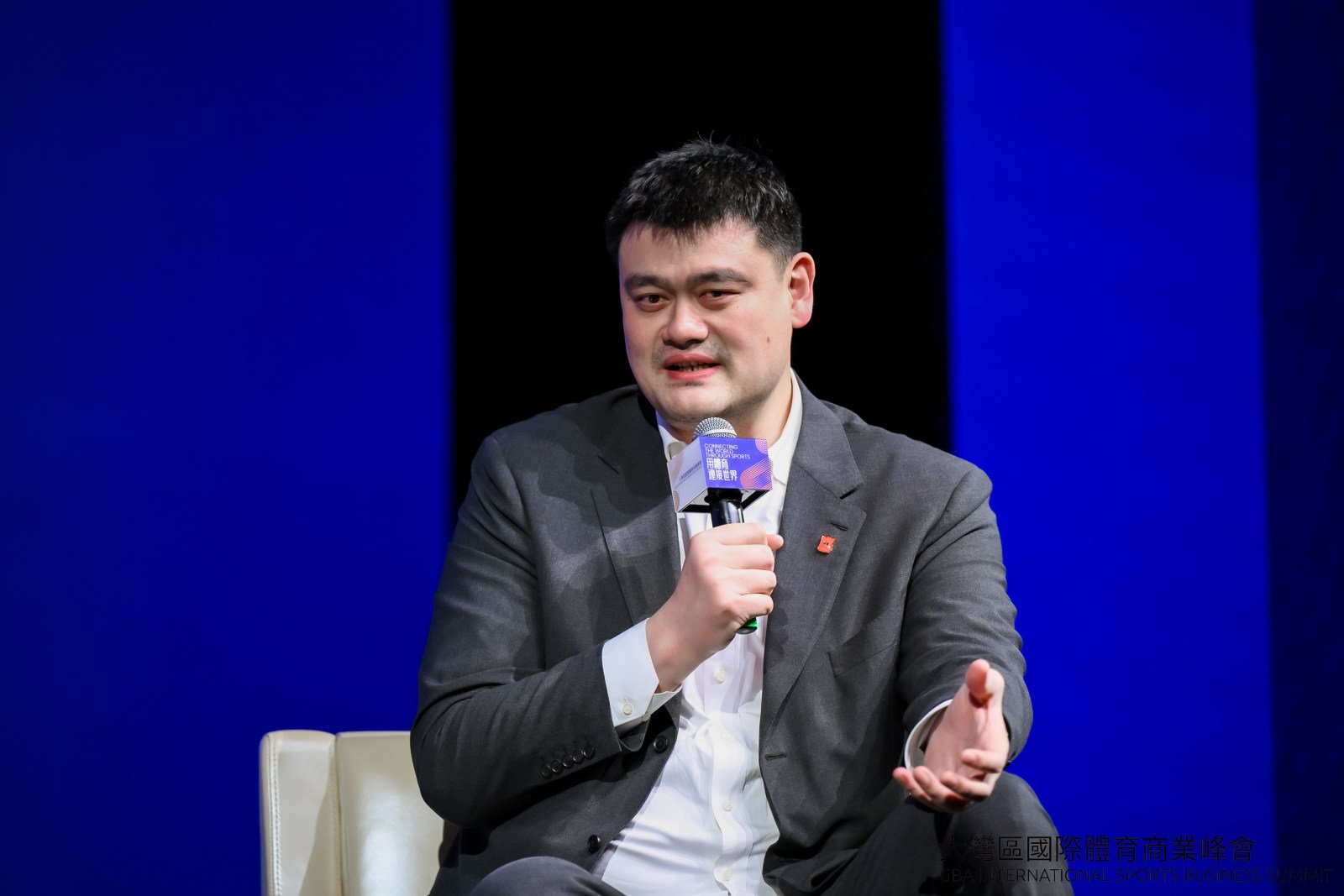 Former Chinese NBA star Yao Ming suggests it’s difficult for sport and politics to not mix, but it is best to ‘try to avoid’ doing so. Photo: Handout