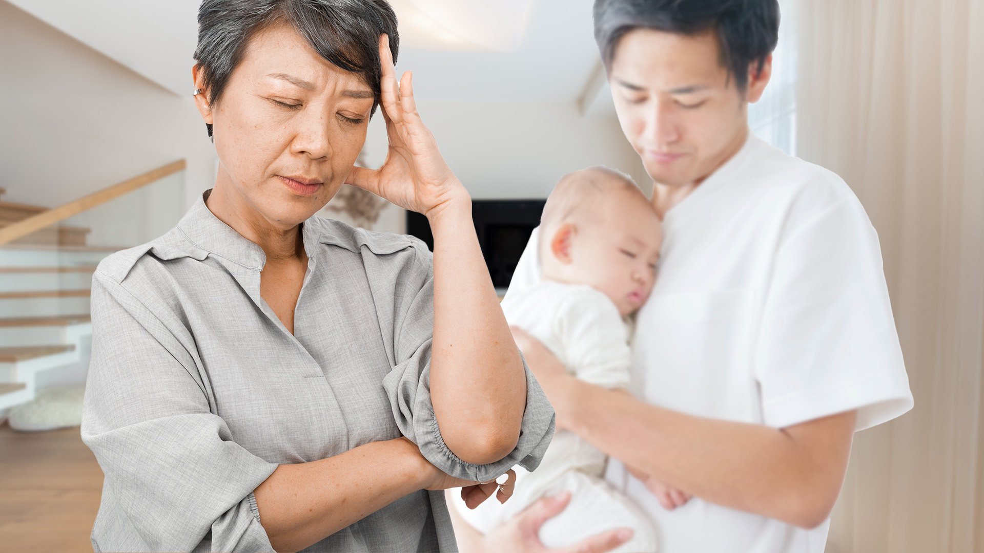 A man in China brought home a surrogate baby one year after the death of his wife in order to claim her inheritance. Photo: SCMP composite/Shutterstock