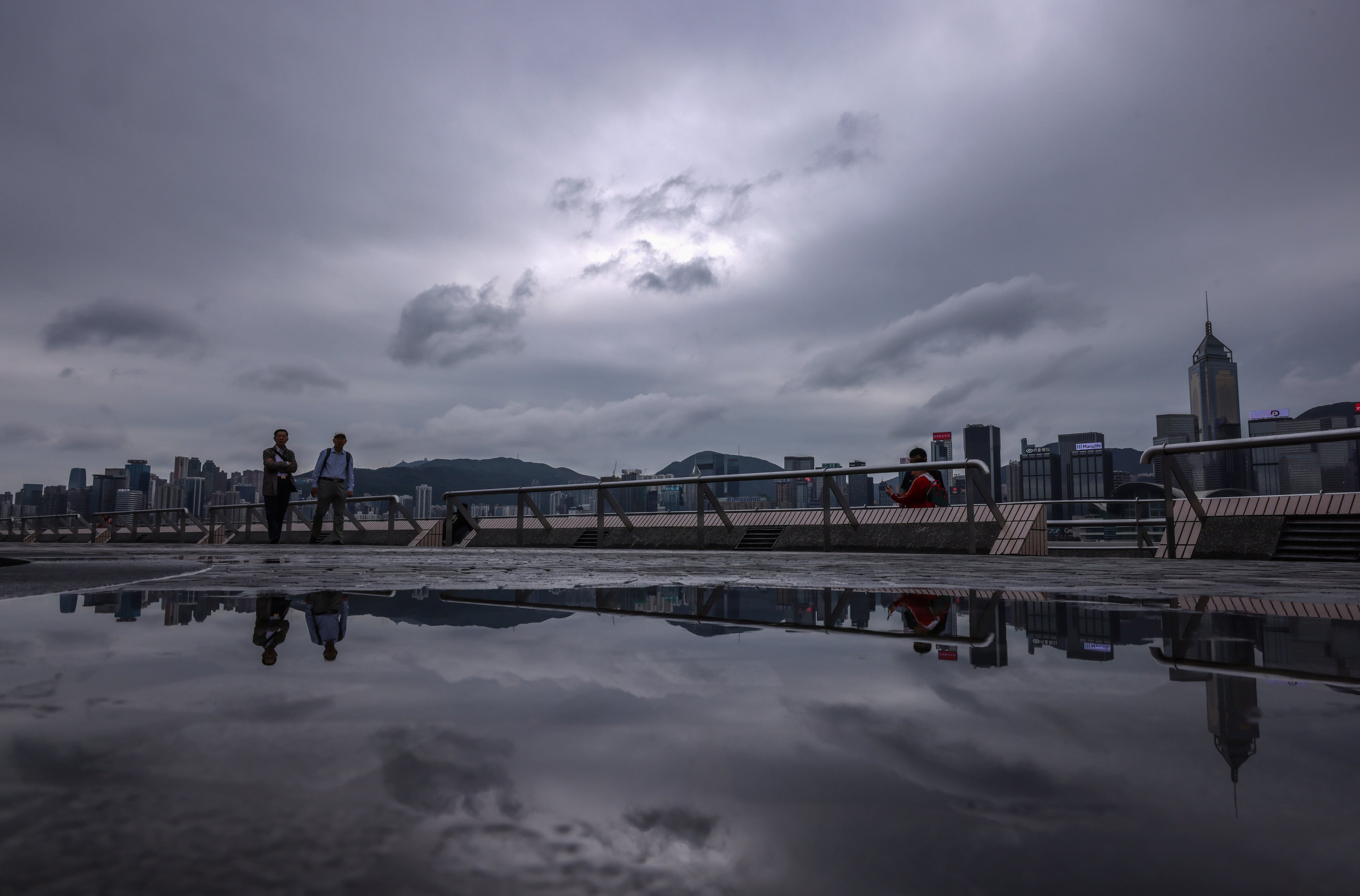 The Tsim Sha Tsui promenade. The Observatory said  initial estimates placed the local intensity at II on the Modified Mercalli Intensity Scale, meaning the tremors could be felt by people at rest or on upper floors of buildings. Photo: Nora Tam