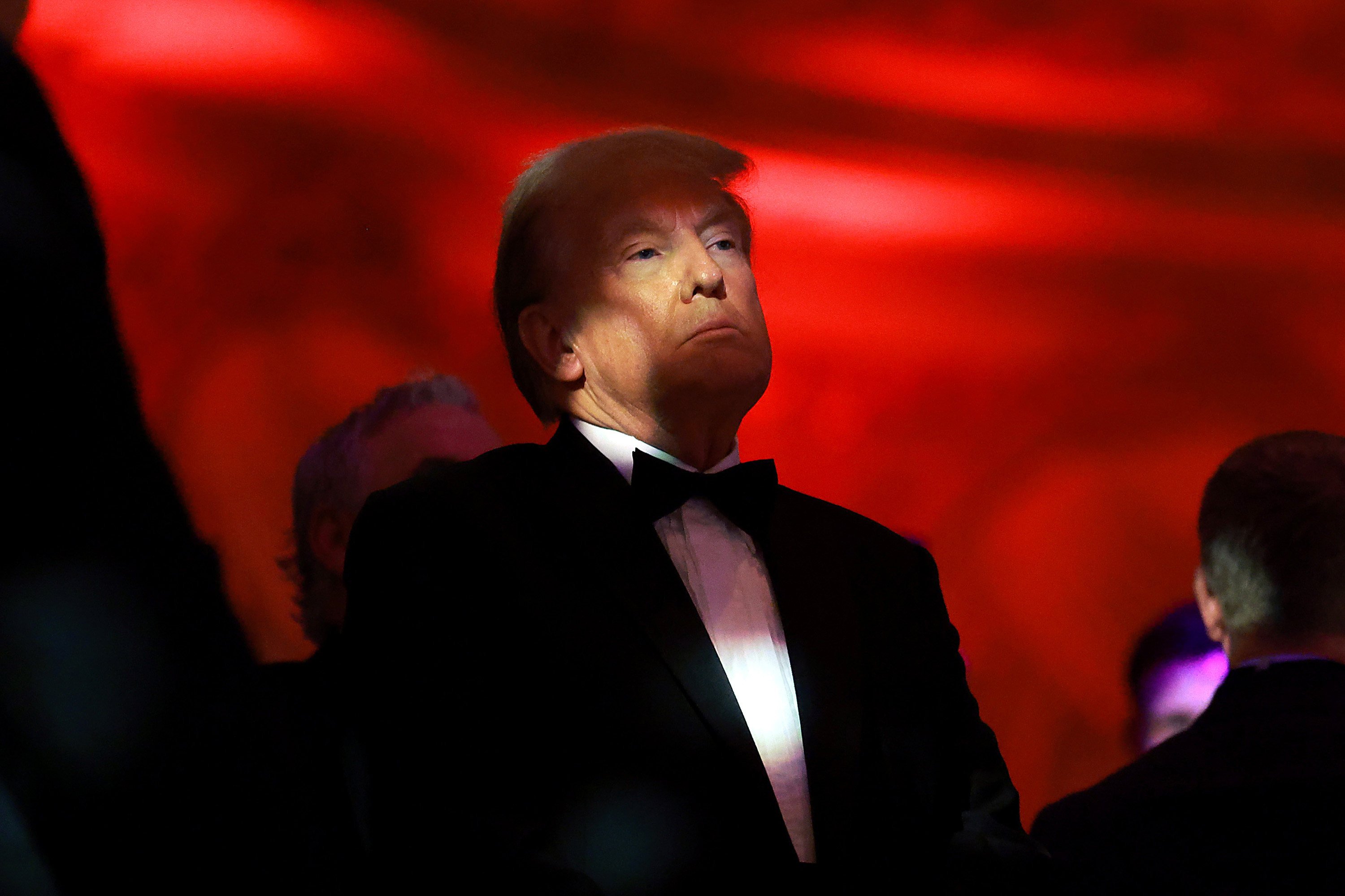 Donald Trump attends a gala at Mar-a-Lago in Palm Beach, Florida, on November 14. Photo: Getty Images/TNS