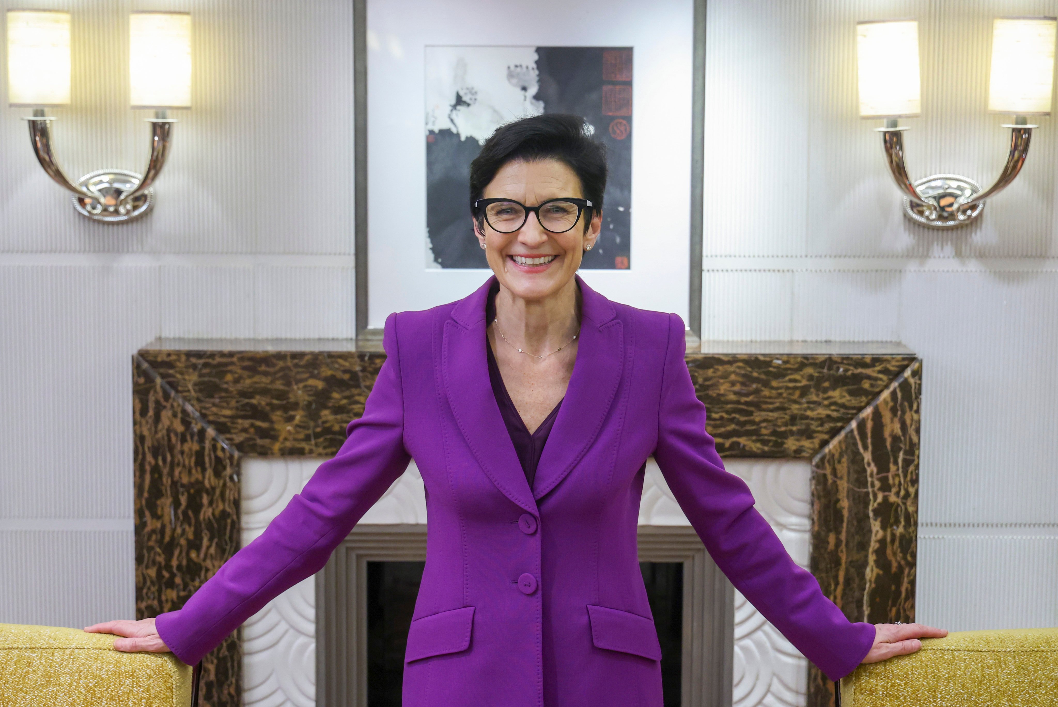 Citigroup CEO Jane Fraser, pictured during the Hong Kong Monetary Authority’s Global Financial Leaders’ Investment Summit at Grand Hyatt in Wan Chai on November 19, 2024. Photo: Dickson Lee