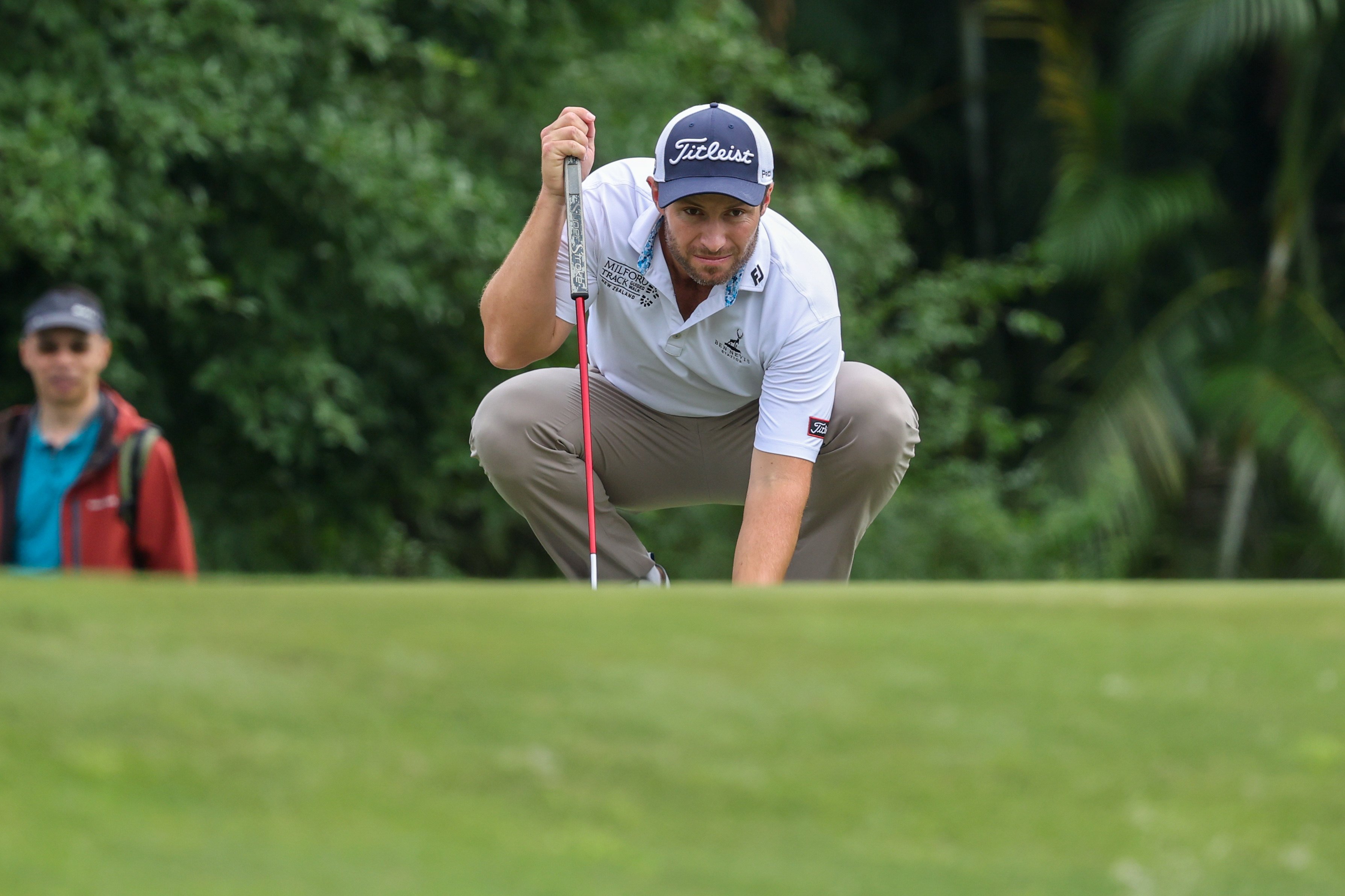 Defending champion Ben Campbell of New Zealand takes a one-shot lead into the weekend of the Hong Kong Open at Fanling. Photo: Dickson Lee