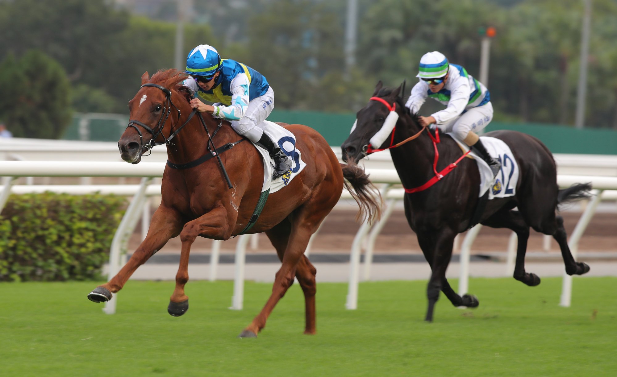 Patch Of Theta bursts clear of Voyage Samurai to win the Chevalier Cup.