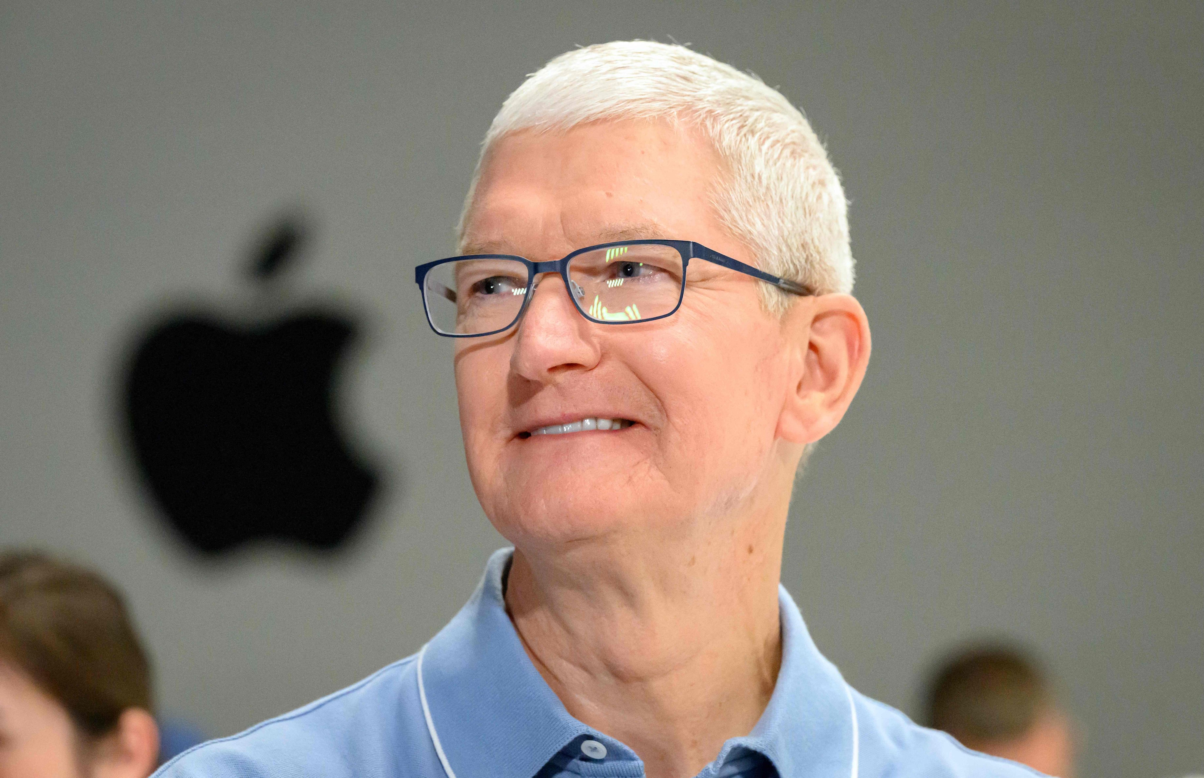 Tim Cook, seen in this file photo, has taken his third public trip to China this year. Photo: AFP