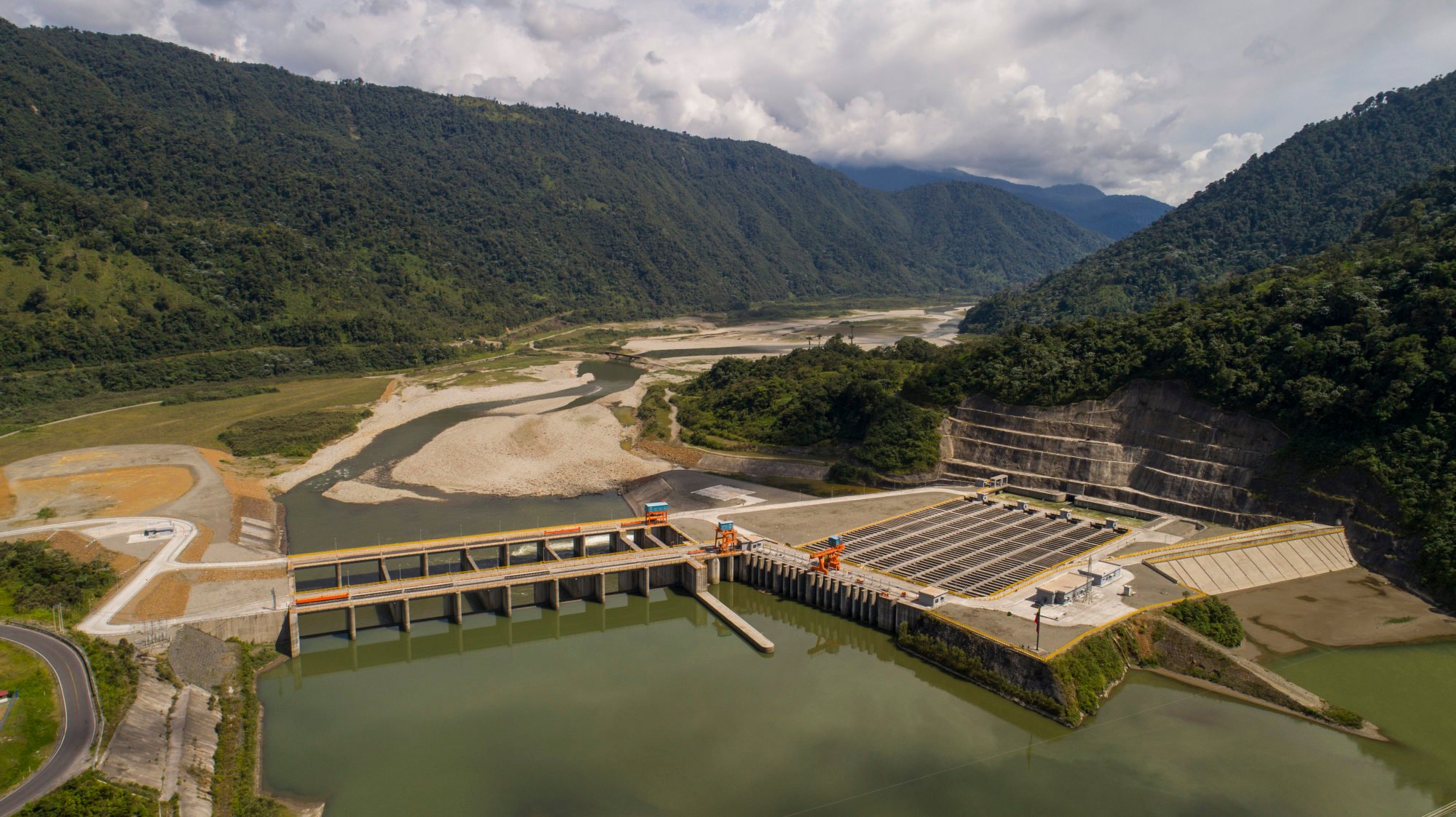 The intake dam of the Coca Codo Sinclair hydroelectric project in Ecuador, which has run into problems. Photo: Sinohydro/Xinhua