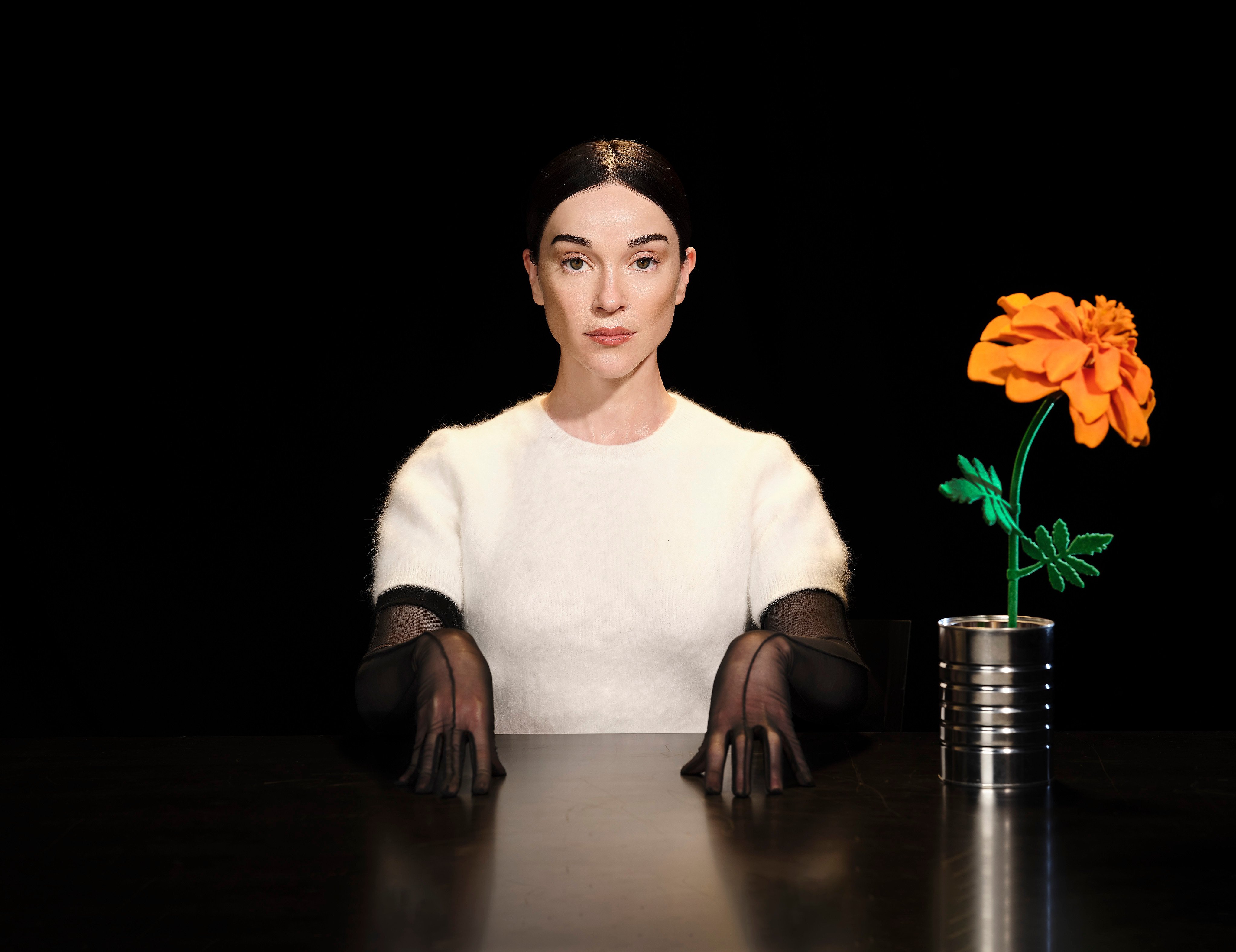 St Vincent in a promotional shot for her new album, All Born Screaming. Photo: Alex Da Corte