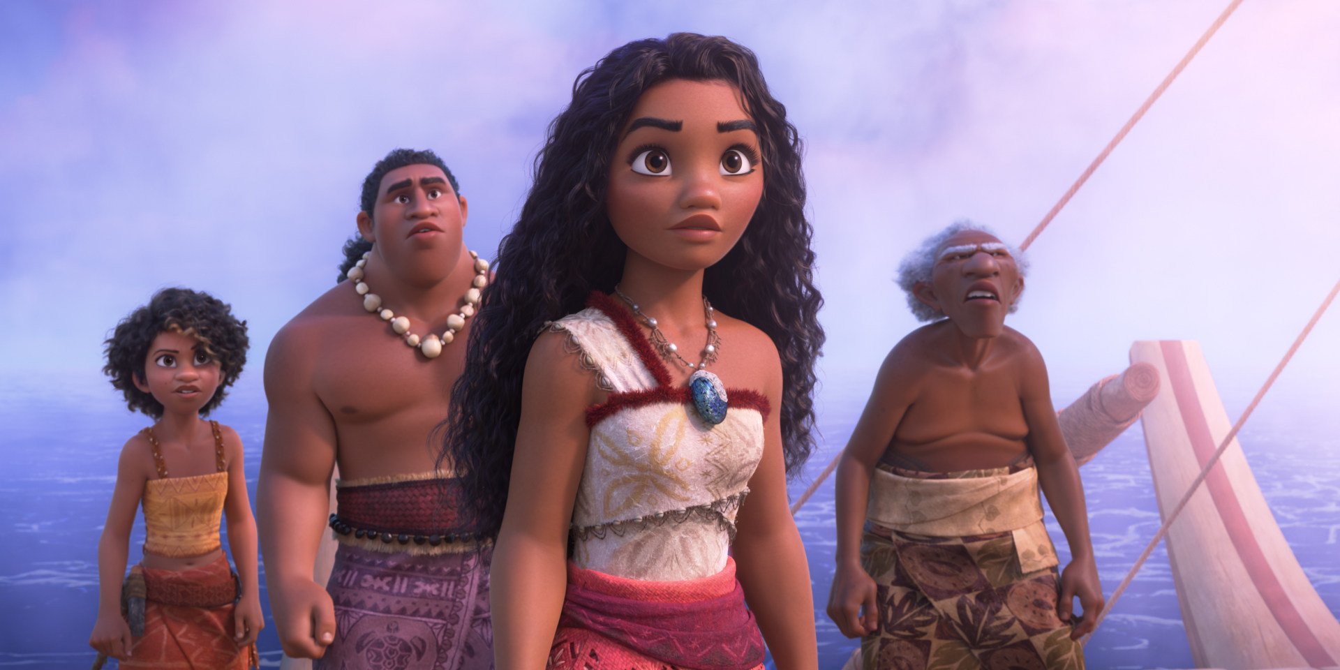 Moana, voiced by Auli’i Cravalho, in a still from Moana 2 (category: I), co-starring Dwayne Johnson. Directed by David Derrick Jnr, Jason Hand and Dana Ledoux Miller. Photo: Disney



