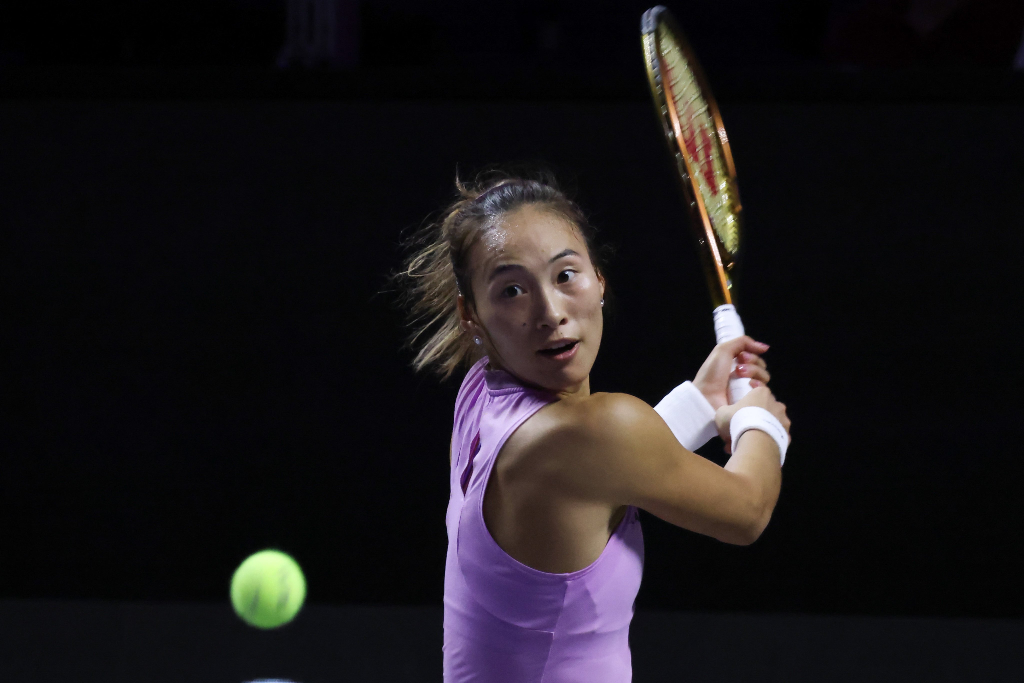 One of Bottini’s first jobs as Zheng Qinwen’s coach will be to help her record a win over her “nemesis”, world No 1 Aryna Sabalenka. Photo: Xinhua