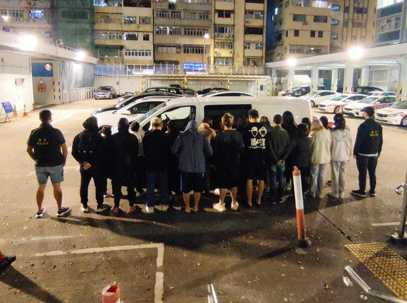 Police have arrested 24 people during raids on underground casinos. Photo: Handout