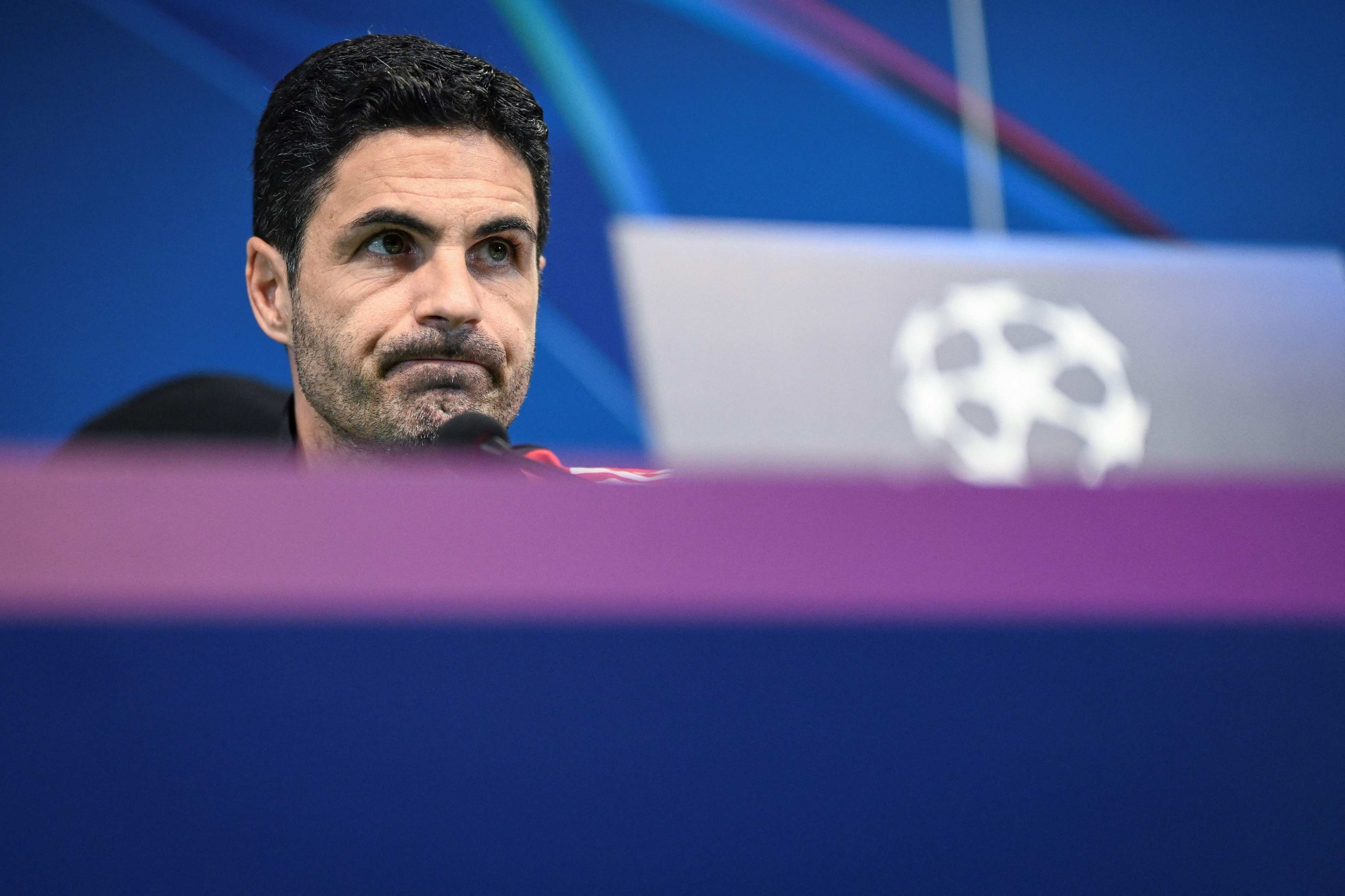 Arsenal coach Mikel Arteta says his team have to “be ruthless, be efficient in the opposition box and do what we have to do to take the three points away”. Photo: AFP