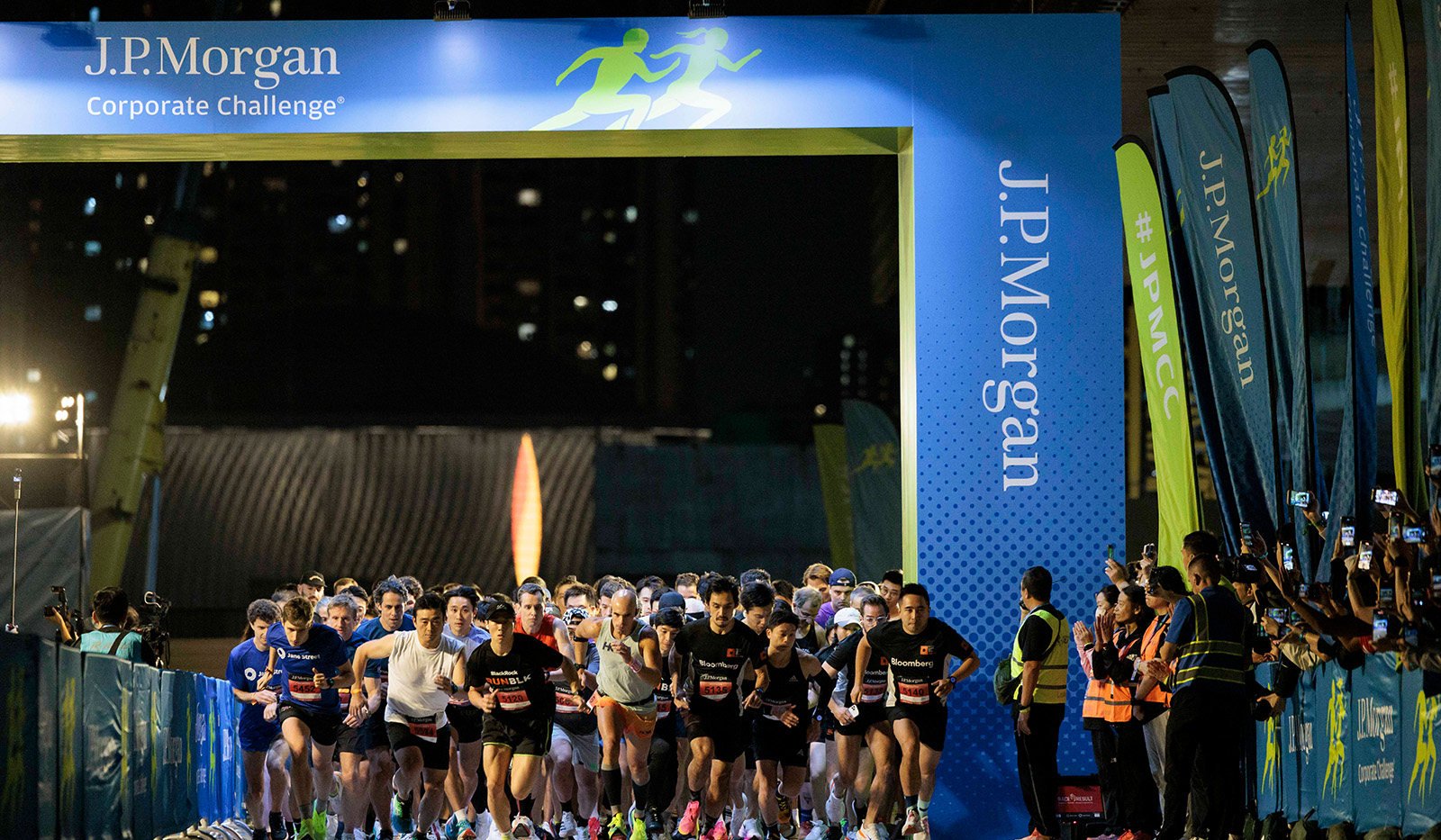 Over 4,750 participants from more than 150 companies took part in the Hong Kong debut of the J.P. Morgan Corporate Challenge.