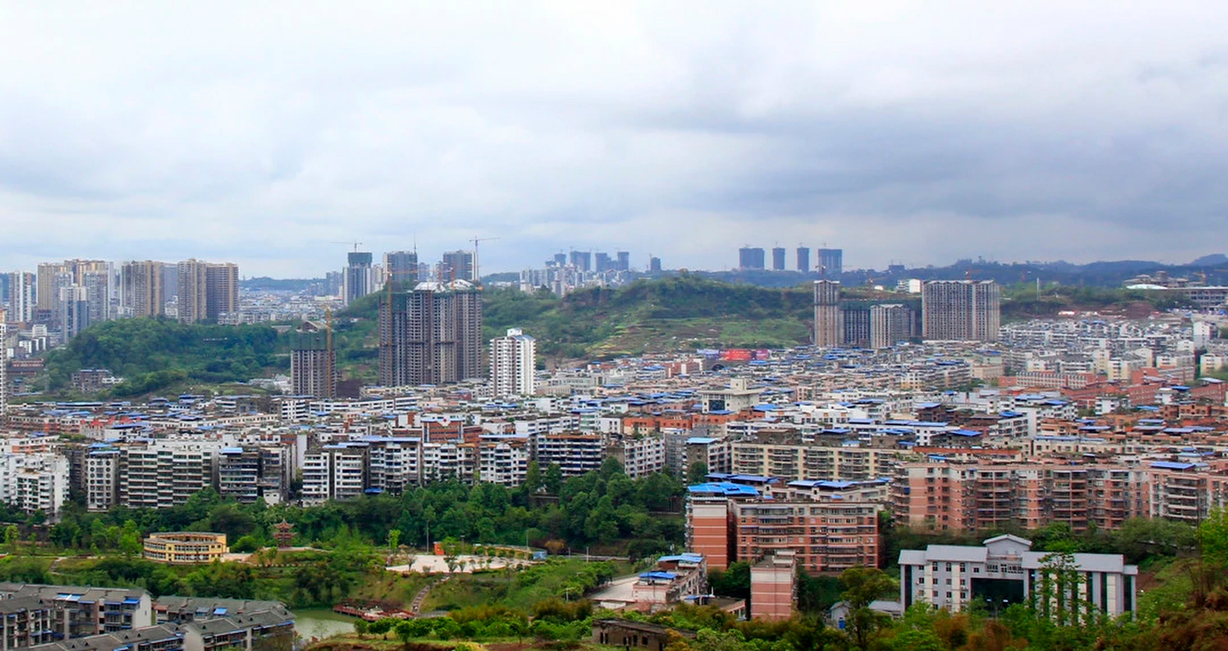 The city of Guangan in China’s Sichuan province was the scene of a foiled bank robbery in October, according to a mainland report. Photo: Baidu