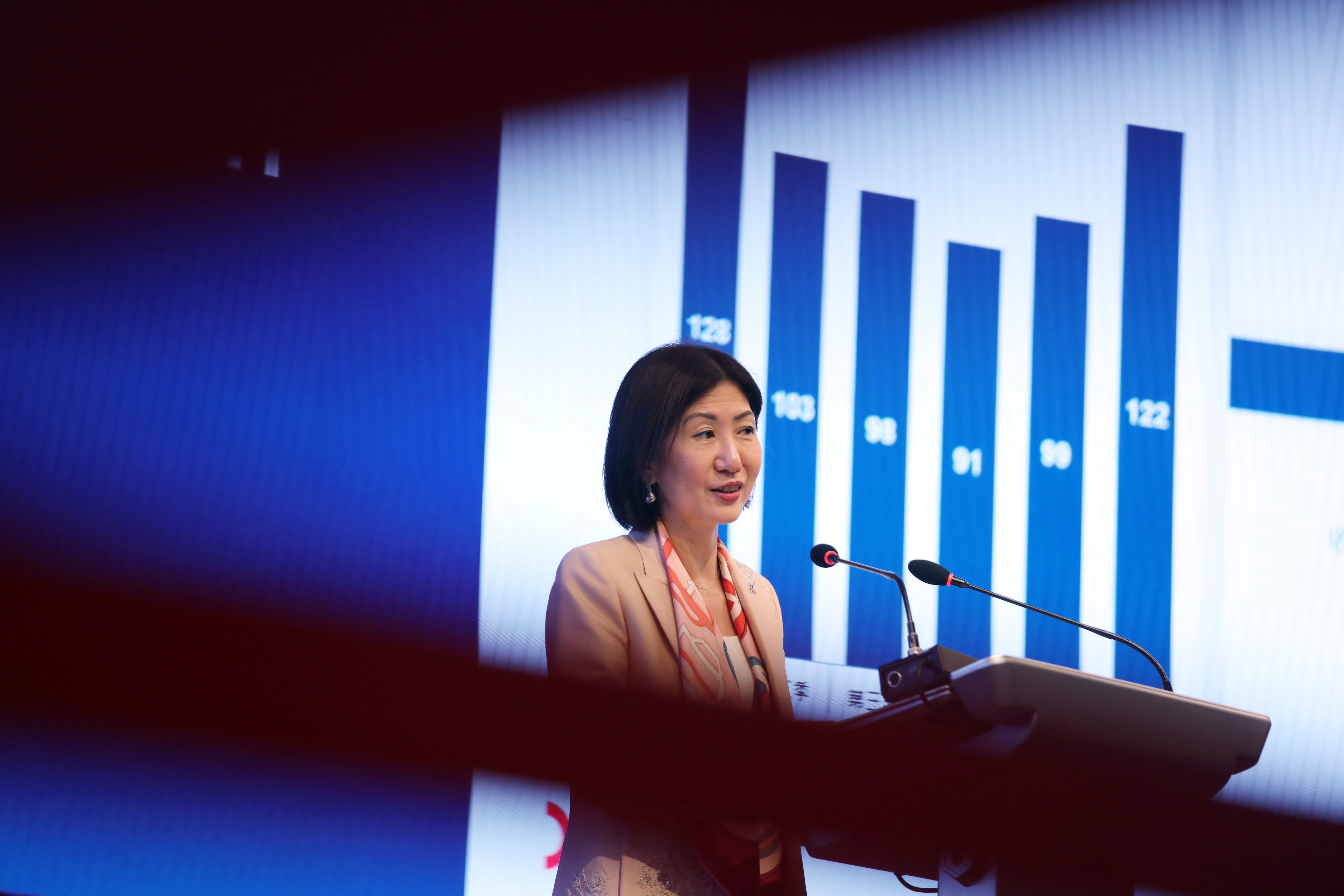 HKEX CEO Bonnie Chan Yiting said companies are making progress on appointing women to their boards. Photo: Xiaomei Chen