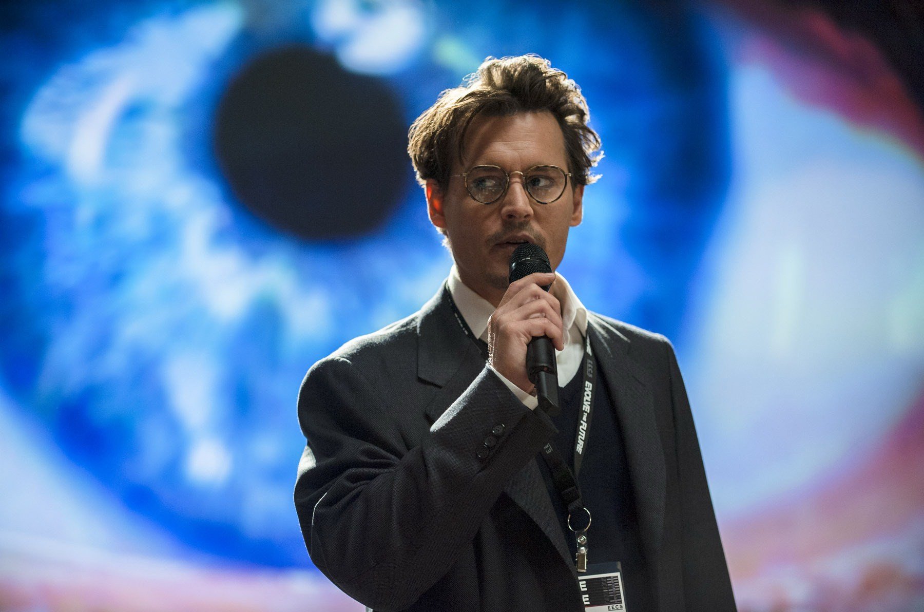 Johnny Depp in a still from Transcendence, the Hollywood sci-fi film that failed to excite audiences in China. Photo: Golden Scene