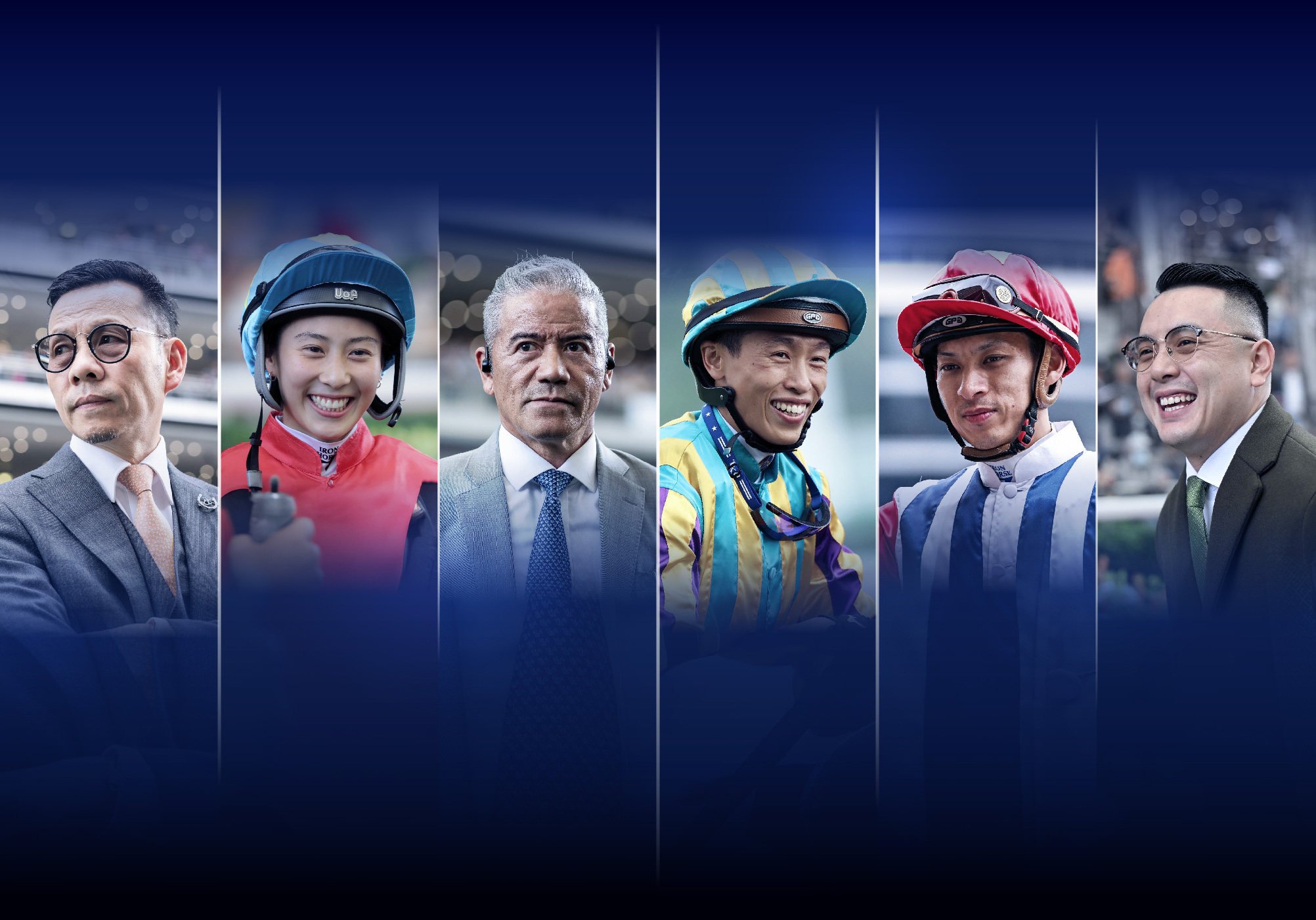 (From left) Frankie Lor, Britney Wong, Tony Cruz, Vincent Ho, Matthew Chadwick and Pierre Ng are all part of Hong Kong racing’s continued growth and evolution.