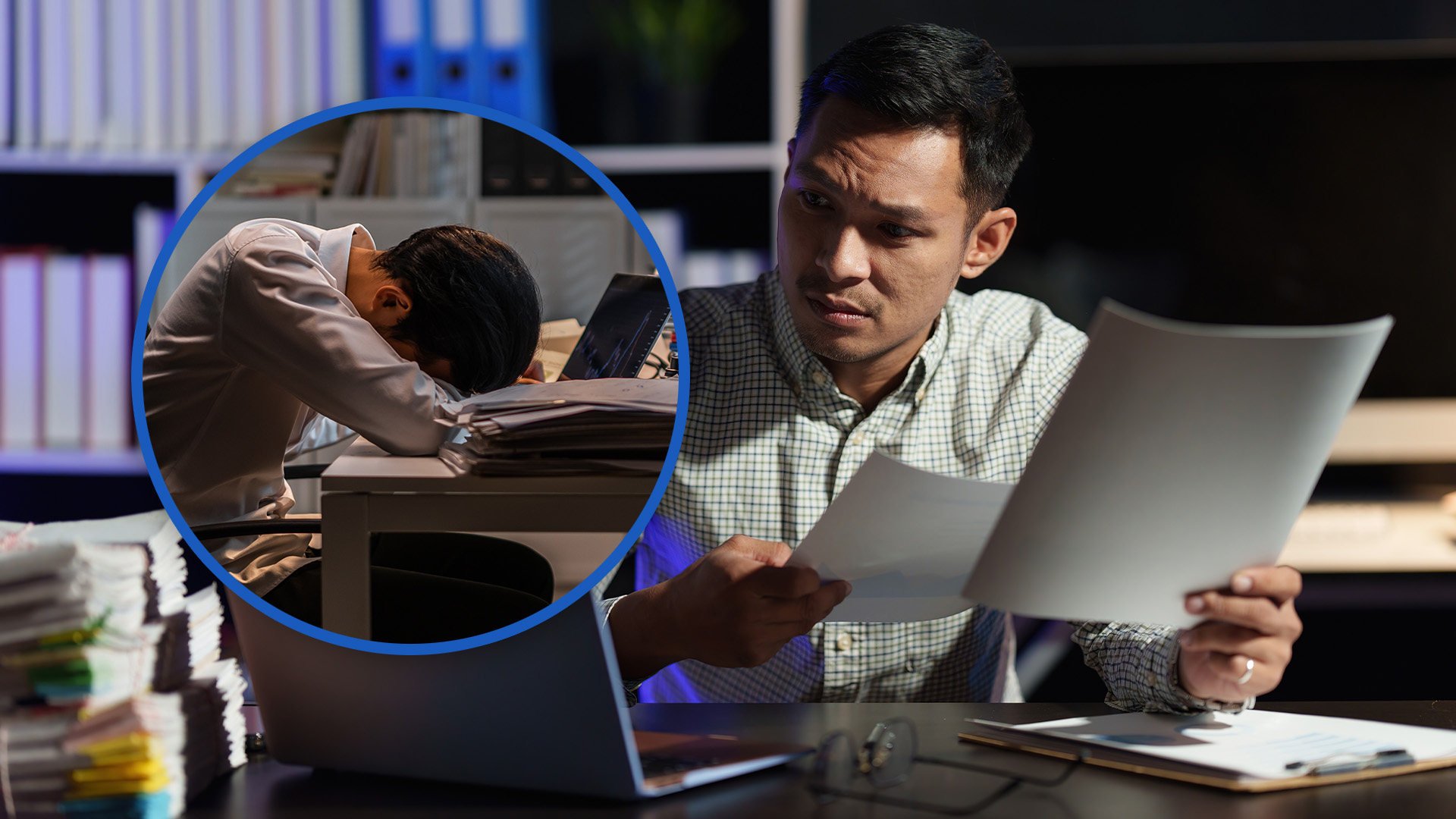 A Chinese insurance firm has launched a “996” package that covers sudden death and accidents related to overwork. Photo: SCMP composite/Shutterstock