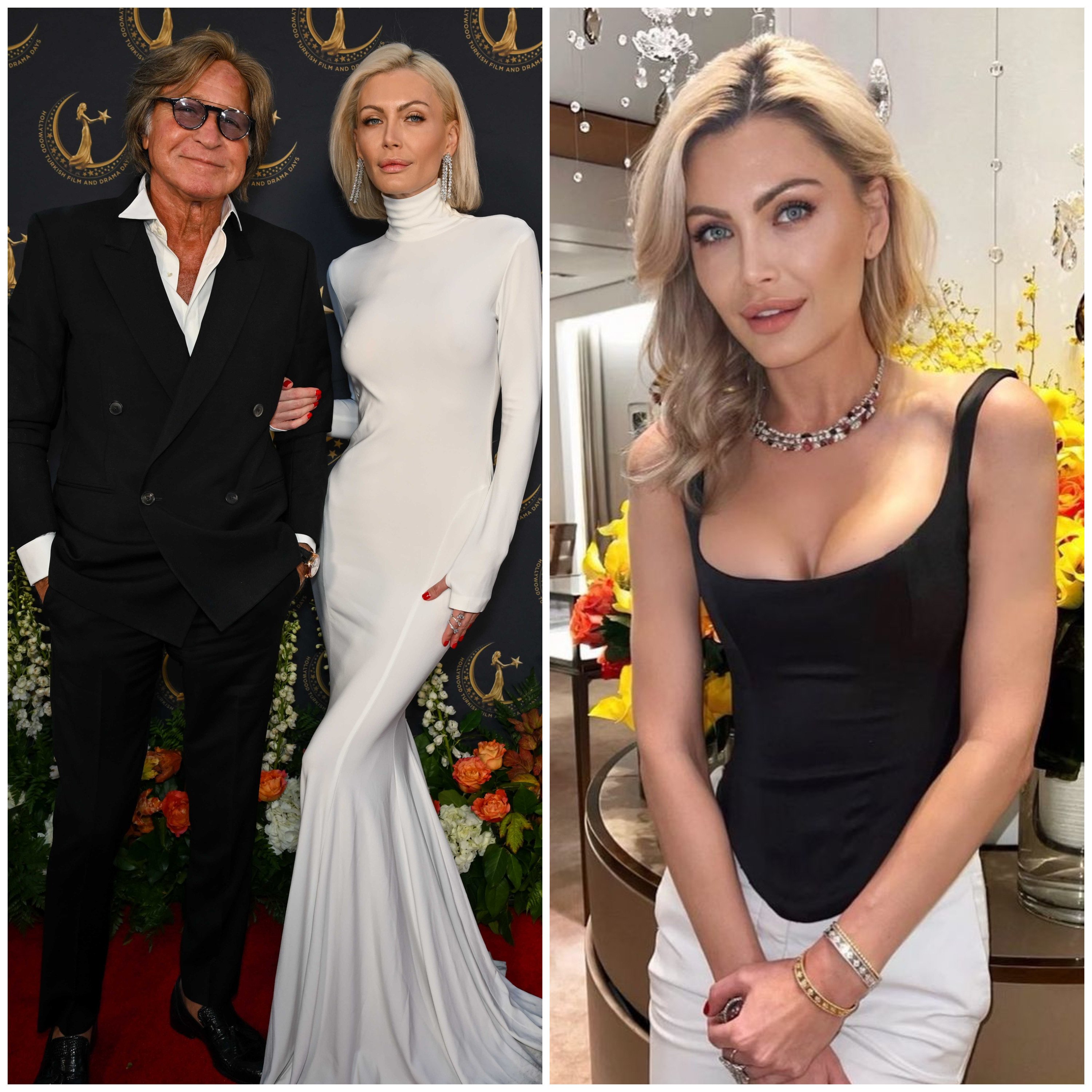 Mohamed Hadid has been linked to model Keni Silva for a year now. Photos: Getty Images, @kenisilva_/Instagram