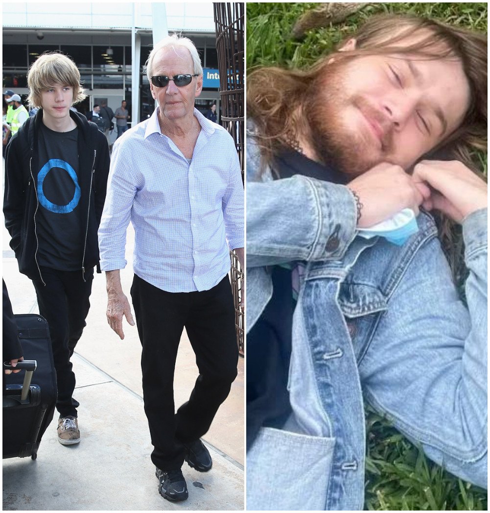 Crocodile Dundee actor Paul Hogan’s 26-year-old son is all grown up – but appears to be struggling. Photos: Getty Images, @chance_the_bum/Instagram