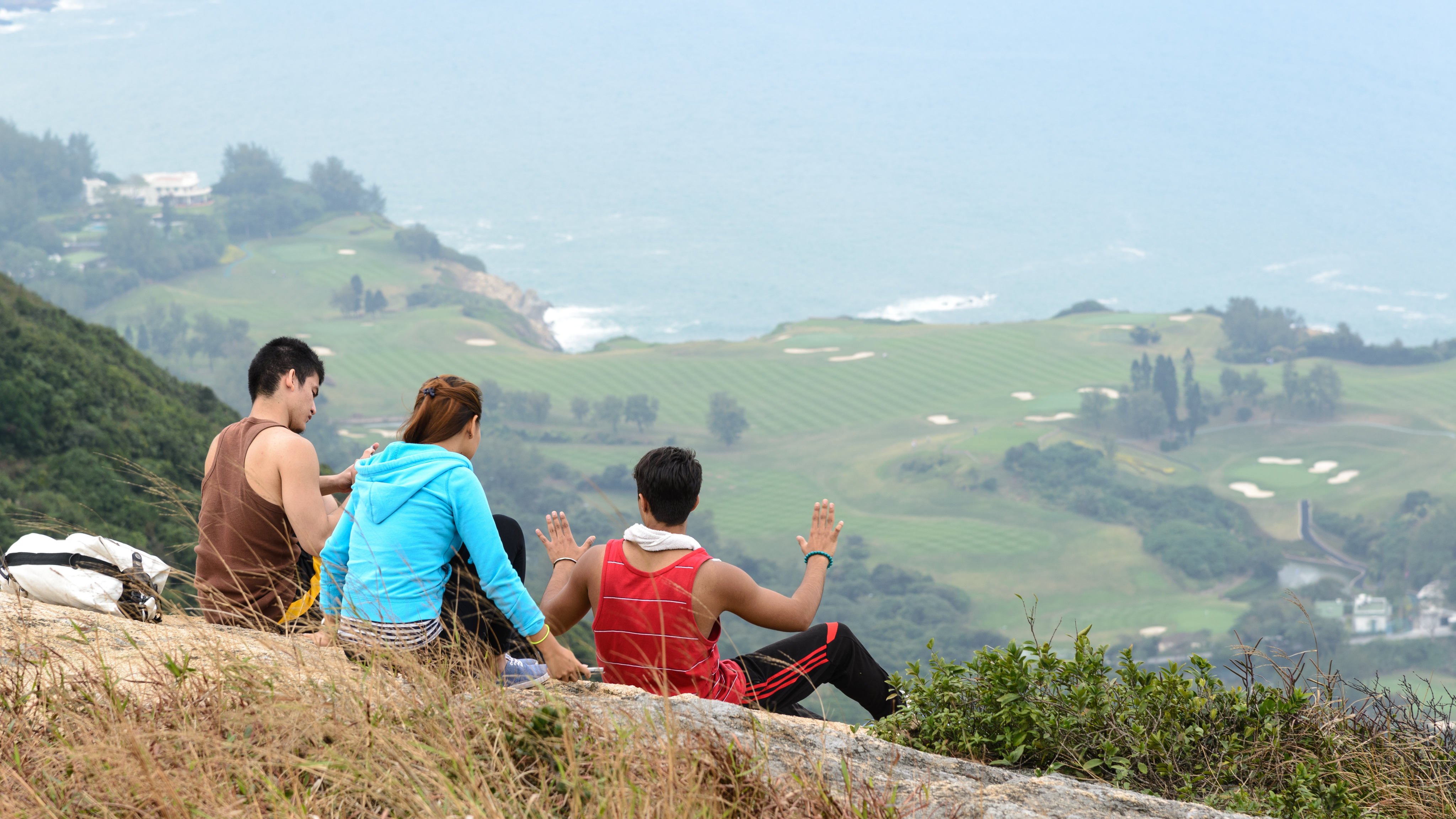 Trekkers on Dragon’s Back in Hong Kong. Photo: Shutterstock