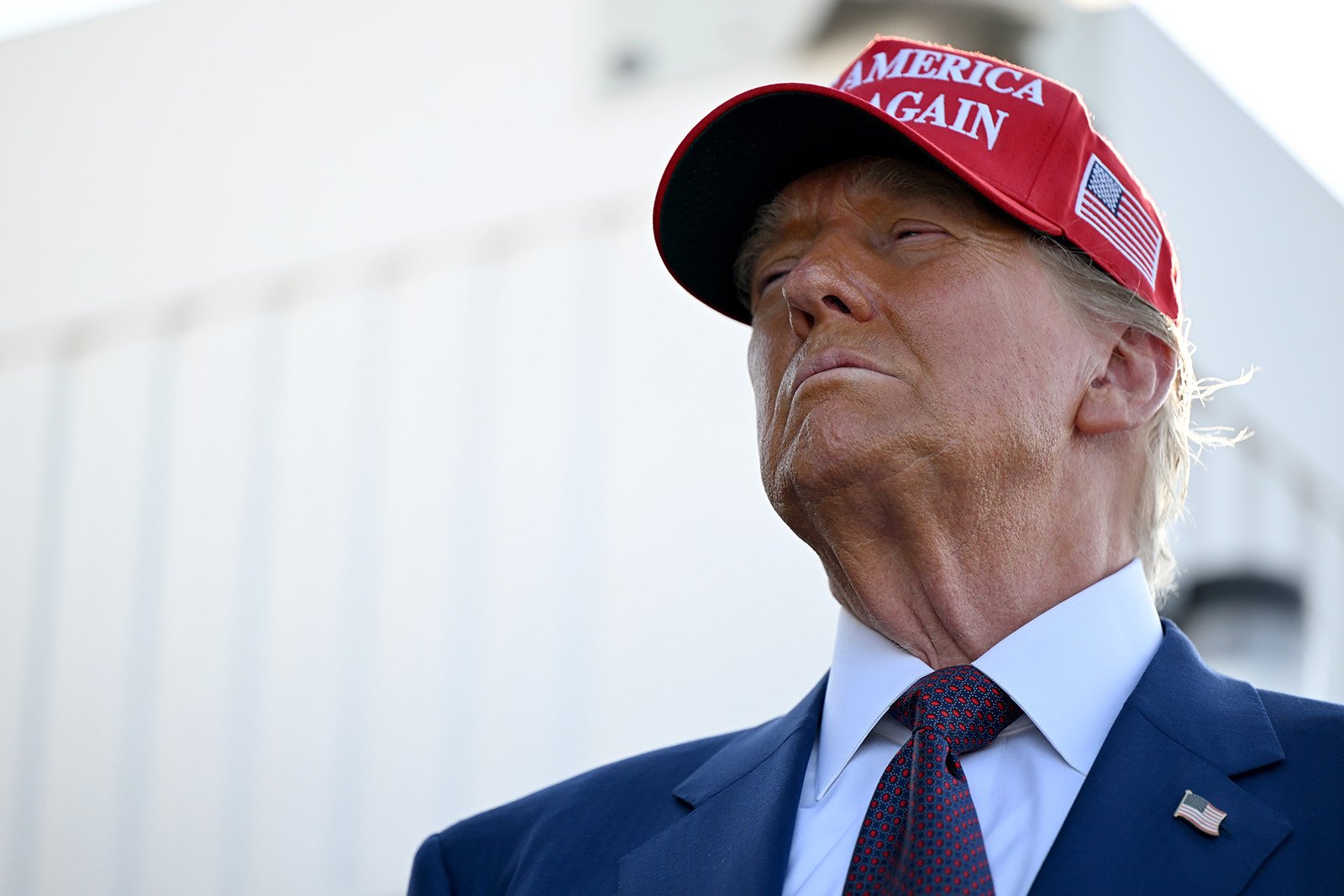 US president-elect Donald Trump at the launch of a test flight of a SpaceX Starship rocket in Brownsville, Texas, on November 19. Photo: Getty Images/TNS