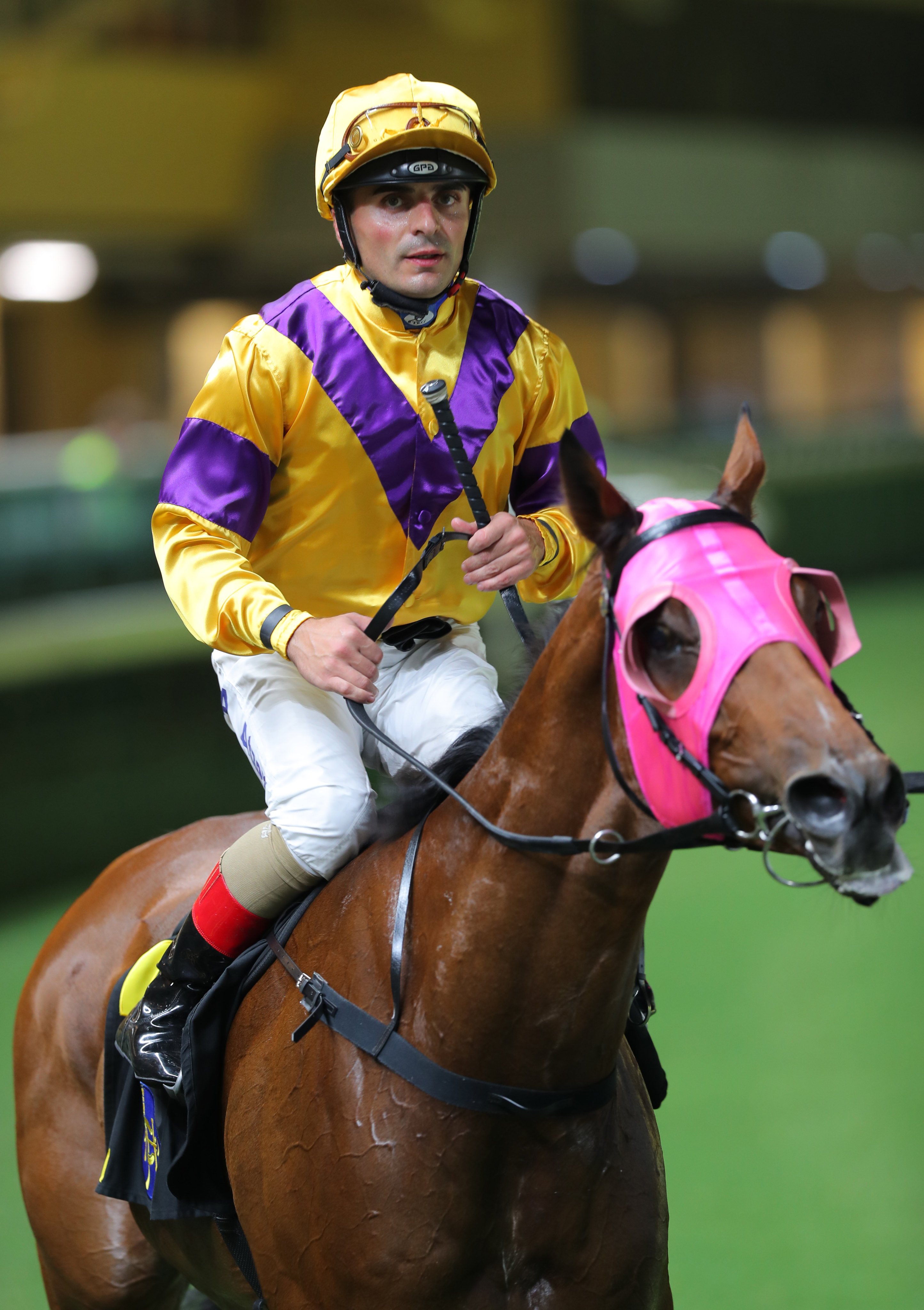 Andrea Atzeni has a ride in all four Group One races at the Hong Kong International Races. Photos: Kenneth Chan