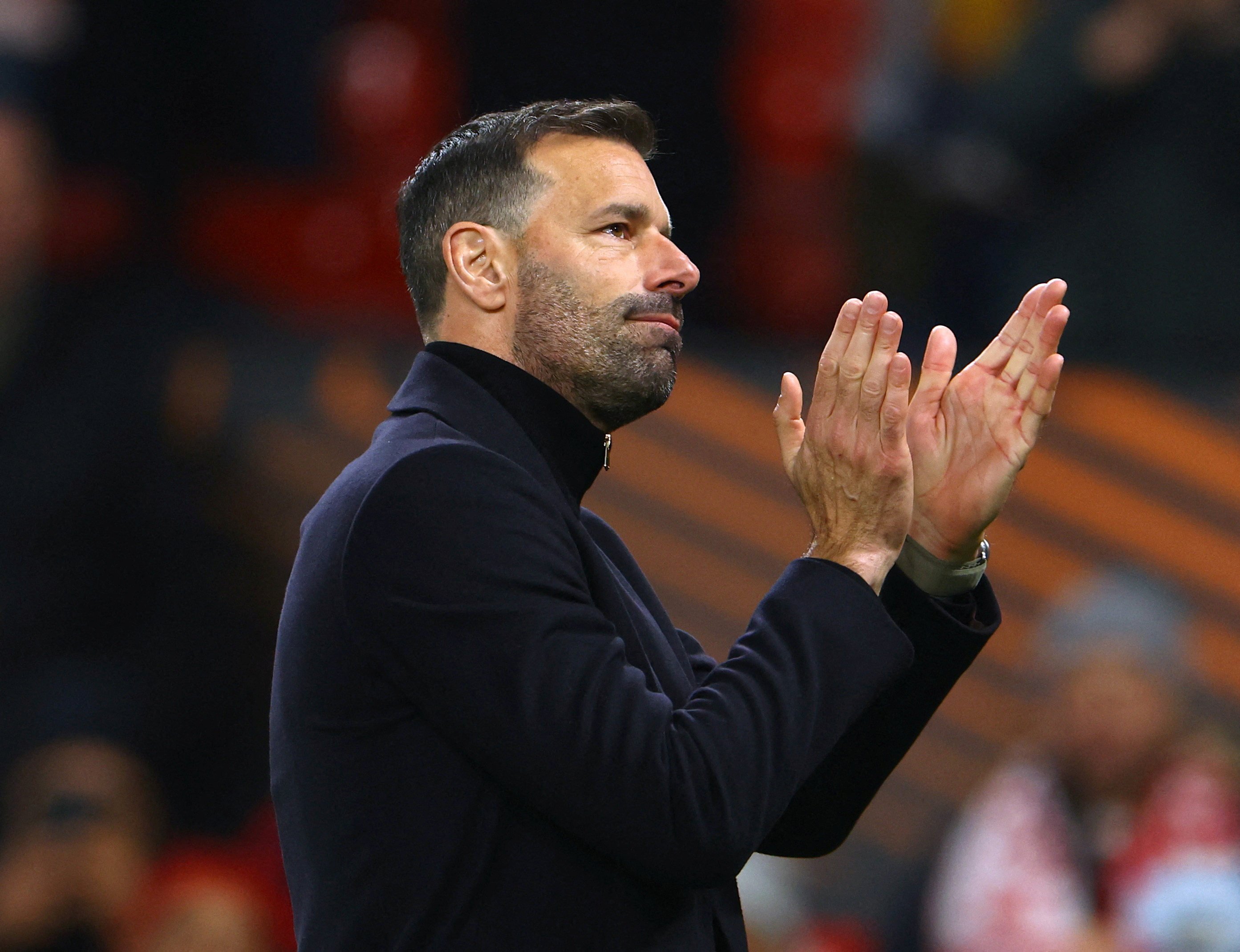 Former Manchester United forward and interim boss Ruud van Nistelrooy has been appointed Leicester manager. Photo: Reuters