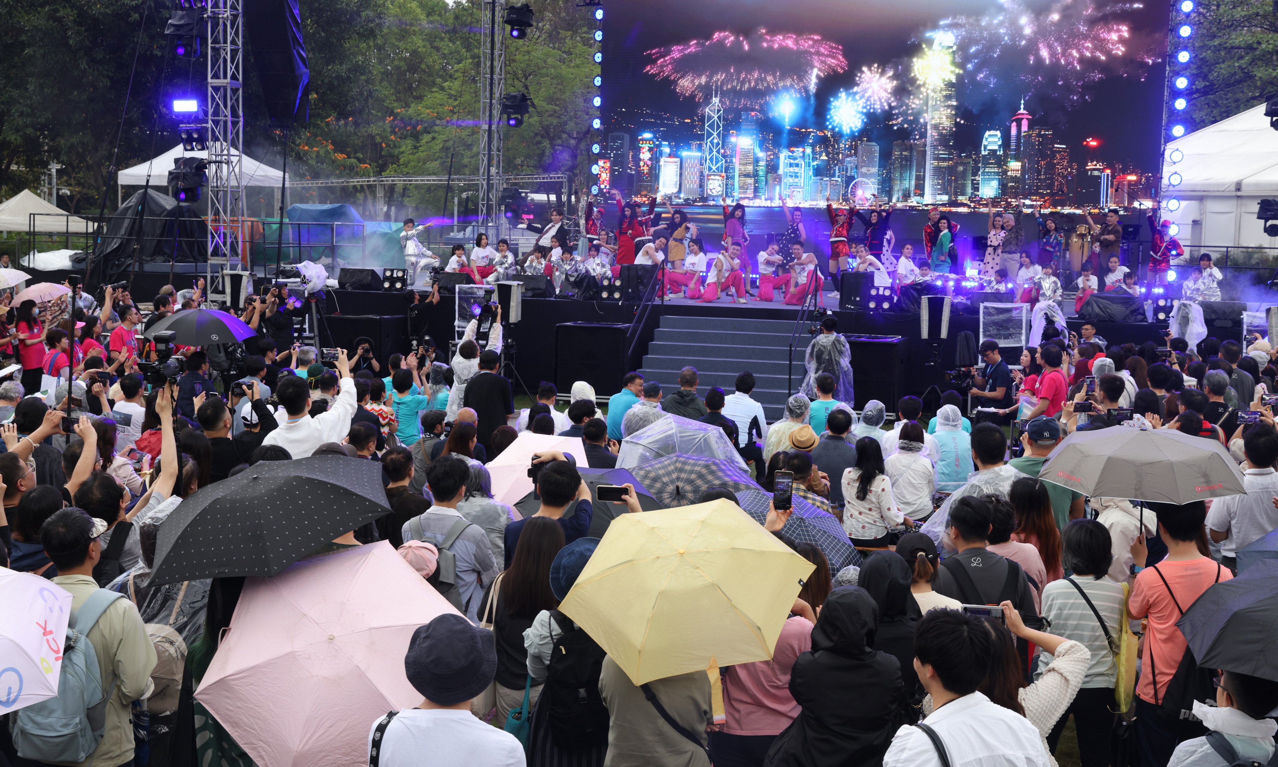 A performance during the Hong Kong Pop Culture Festival 2024 organized by the Leisure and Cultural Services Department in April. Photo: Yik Yeung-man