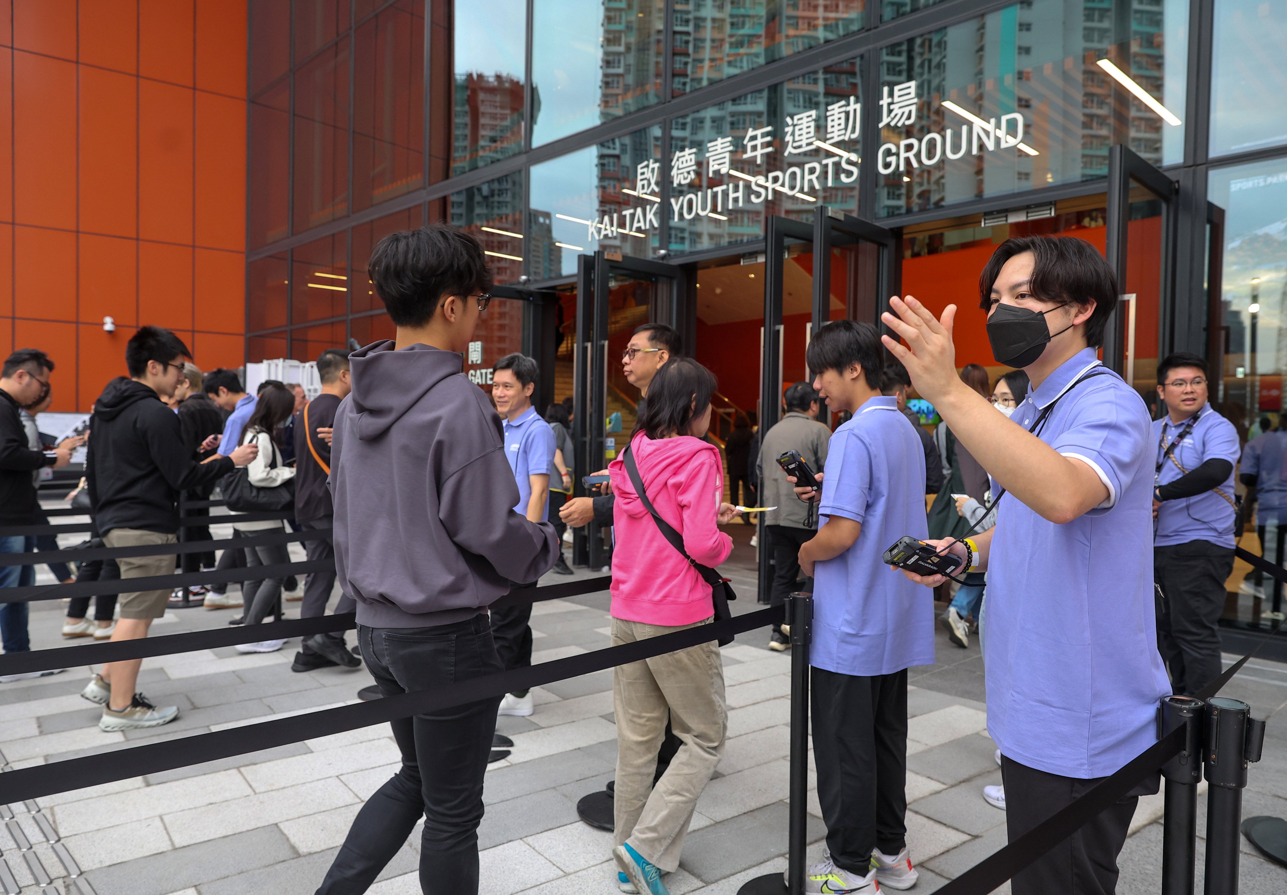 Authorities held a stress test at Kai Tak Sports Park earlier this month. Photo: Edmond So