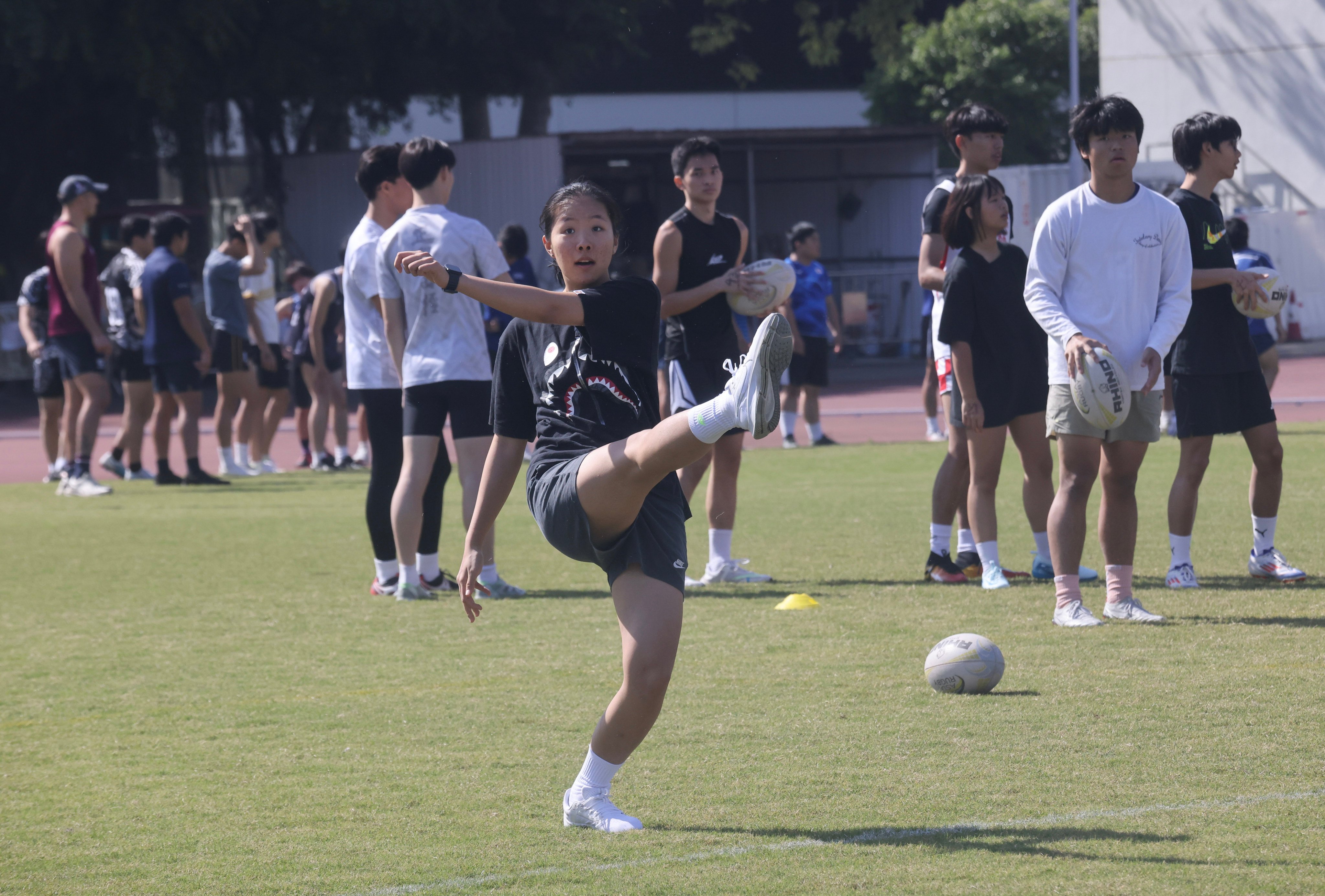 The rugby talent testing day at Hong Kong Sports Institute looked to unearth the stars of the future. Photo: Jonathan Wong