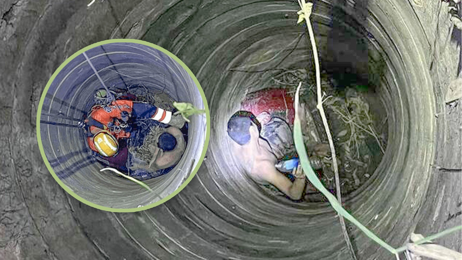 A Chinese man who was trapped in a well in Thailand for three days without food or water has been found safe, although he was in a weakened state. Photo: SCMP composite/Facebook