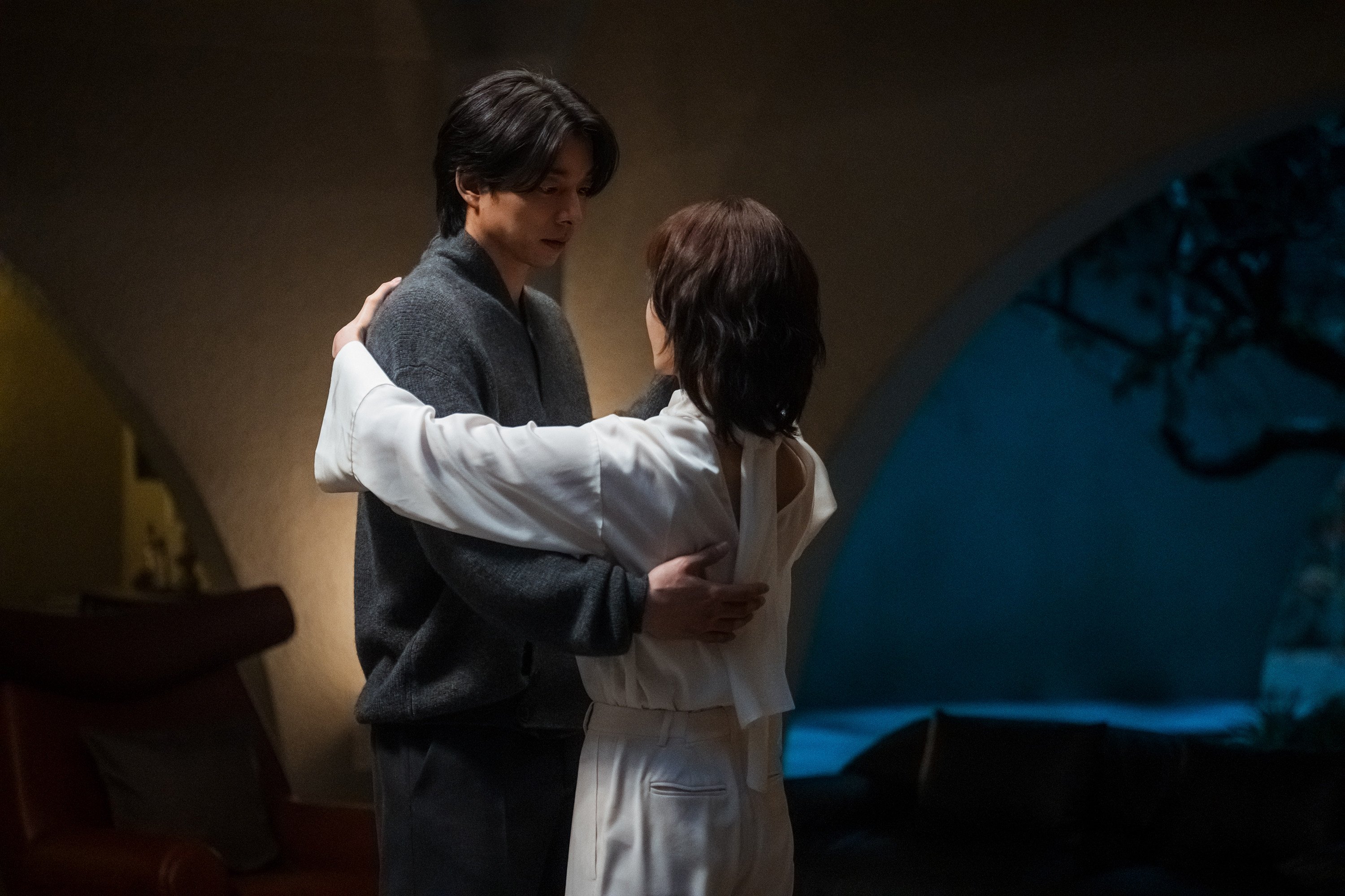 Gong Yoo as Han Jeong-won and Seo Hyun-jin as Noh In-ji in a still from The Trunk. Photo: Kim Seung-wan/Netflix