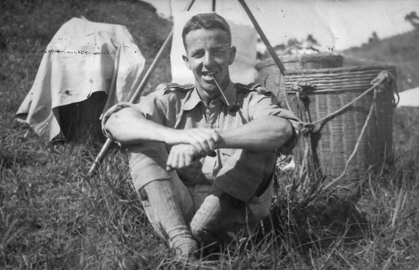 This old image shows Graham Heywood on a scouting mission. Photo: courtesy of the Heywood family