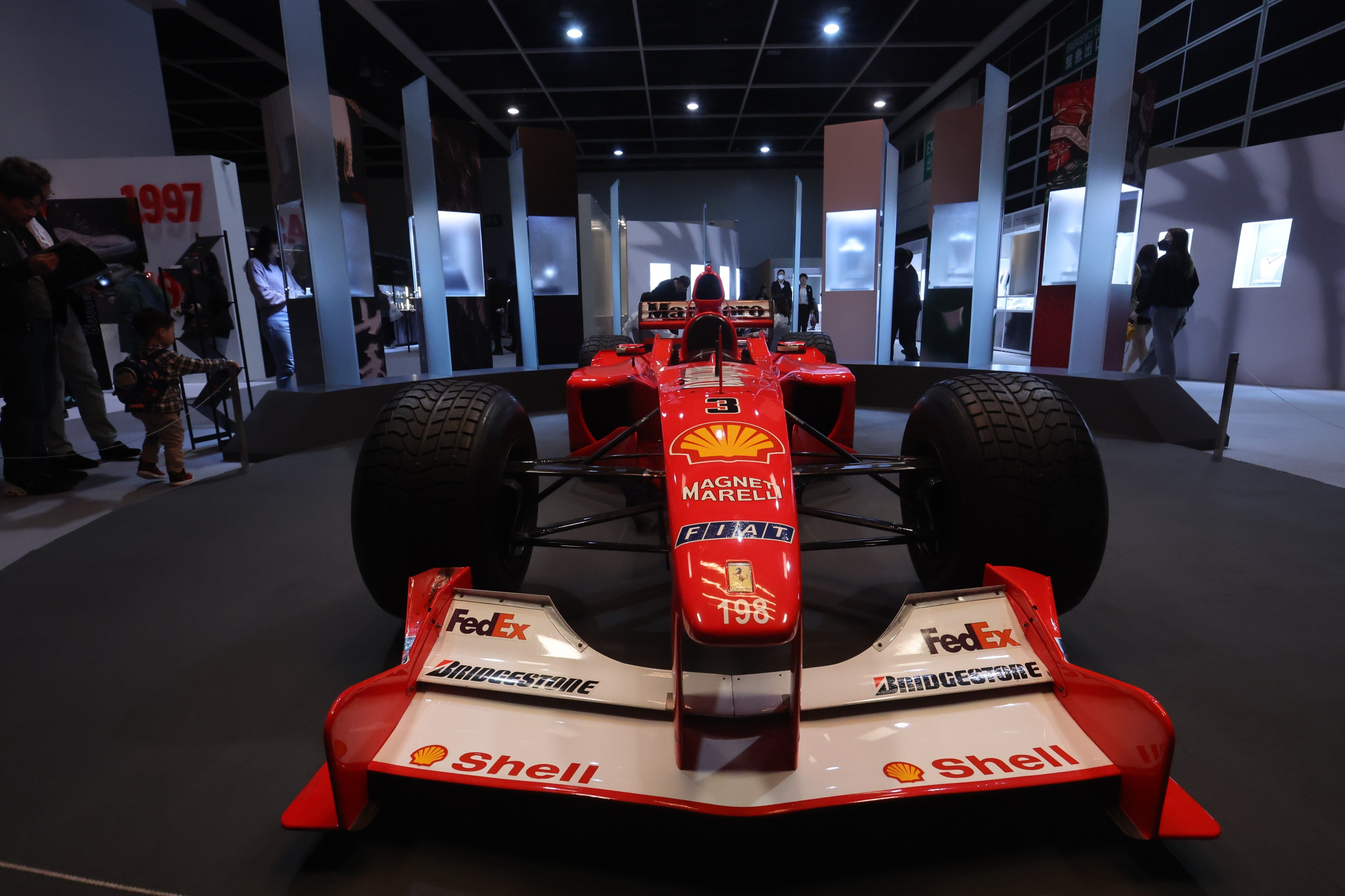 The Ferrari driven by Michael Schumacher when he won the third of his seven world titles will be part of the sale. Photo: Edmond So