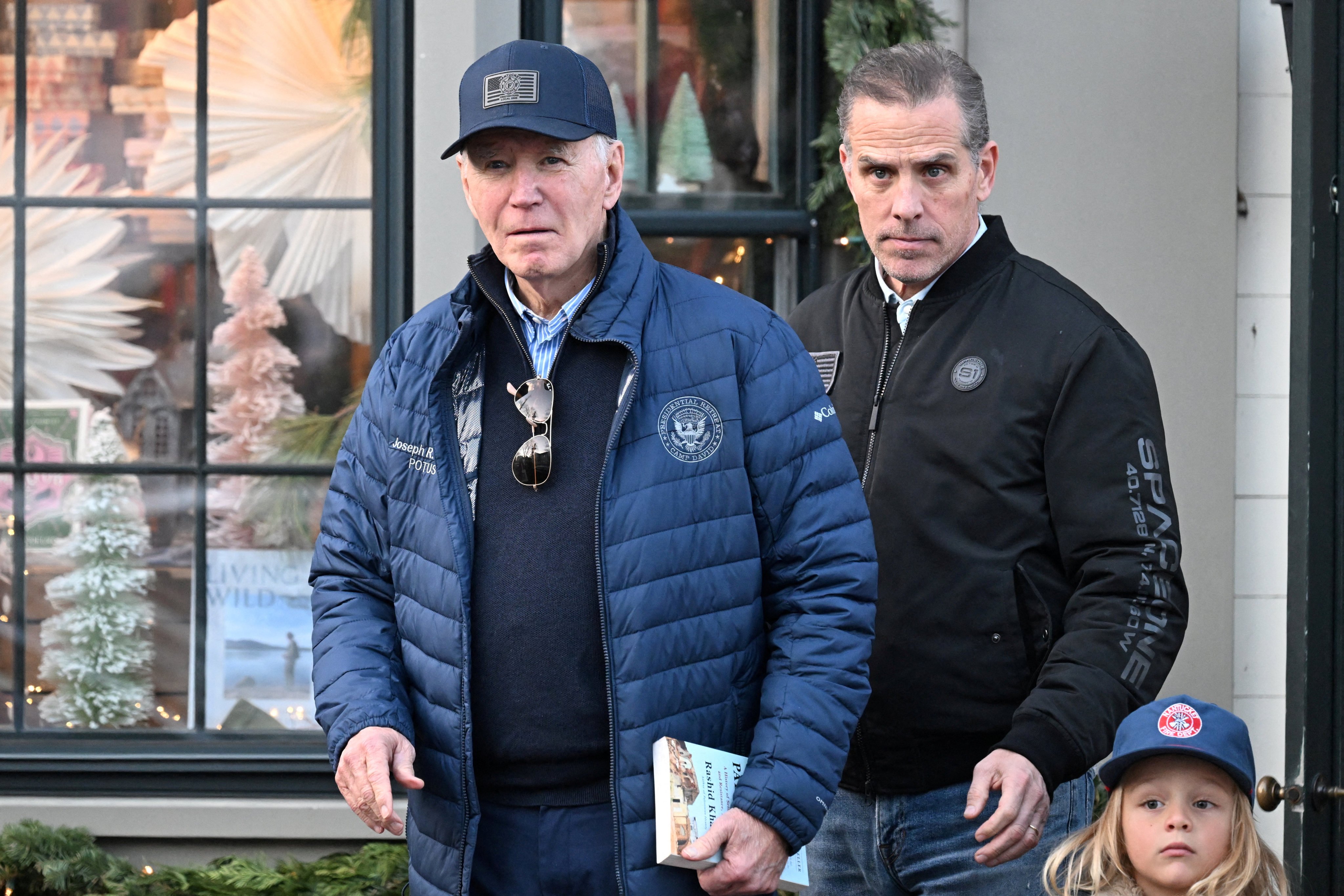 US President Joe Biden and Hunter Biden. Photo: Reuters