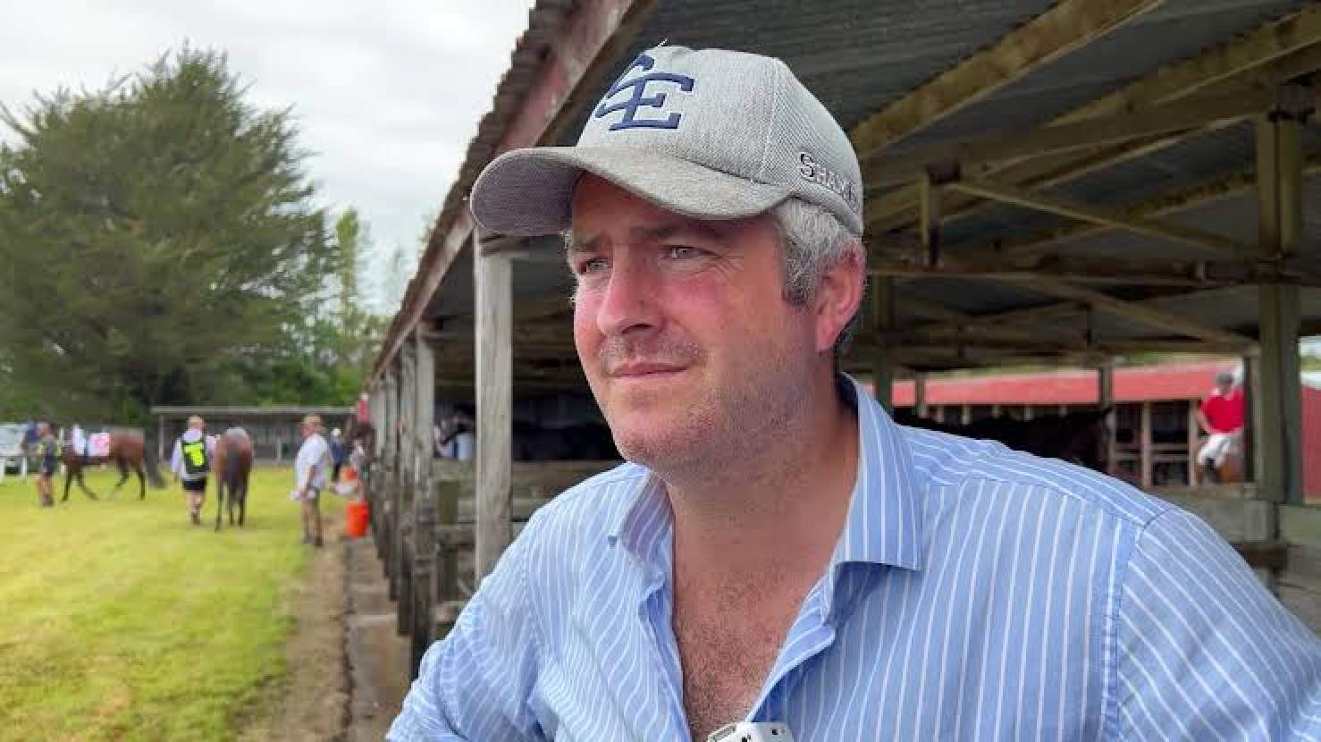 Trainer Fraser Auret, the breeder of Ka Ying Rising. Photo: Handout