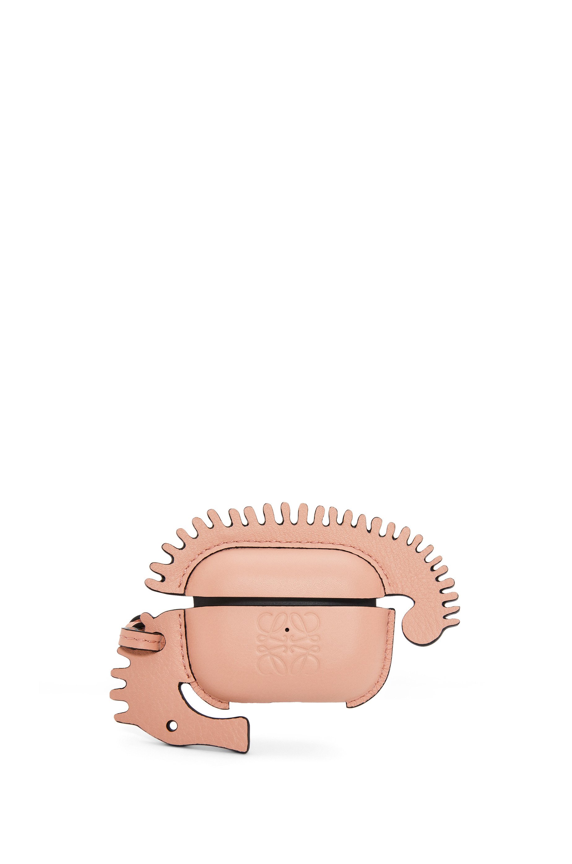 Fendi AirPods Cover Yellow in Calfskin Leather with Silver
