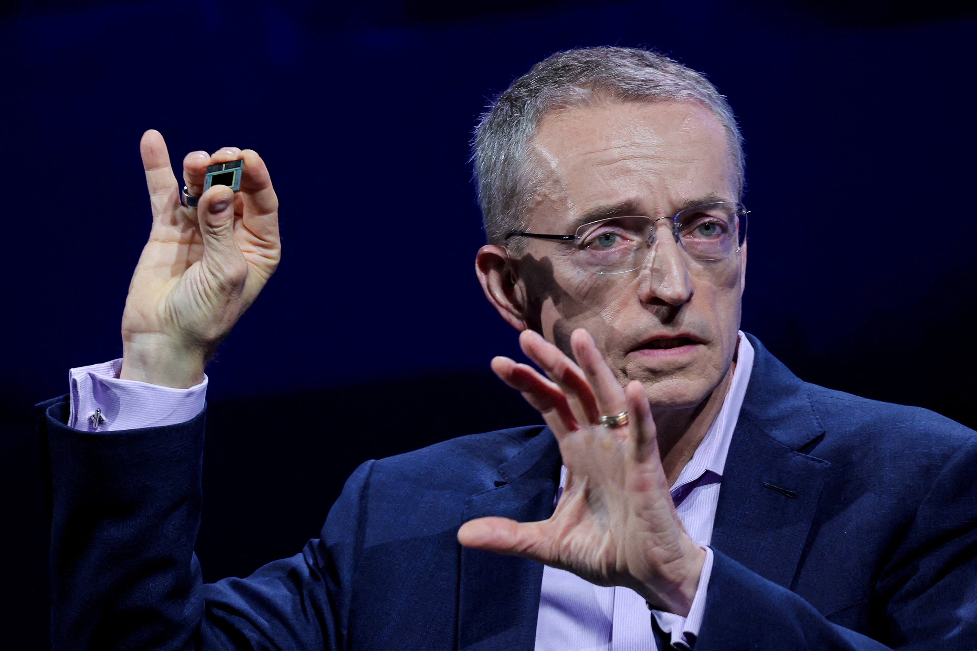 Intel CEO Pat Gelsinger at the Computex forum in Taipei in June. Photo: Reuters