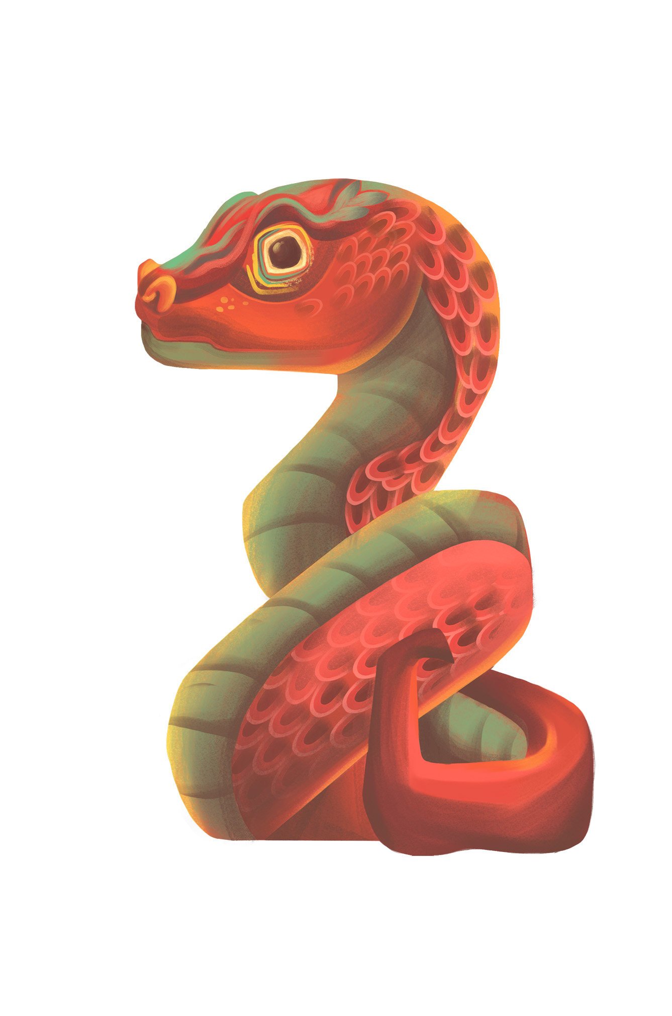 People born in the Year of the Snake are caring friends – once you break the ice. They are also romantic lovers and also one of the best colleagues to have in a crisis. Illustration: Victor Sanjinez Garcia