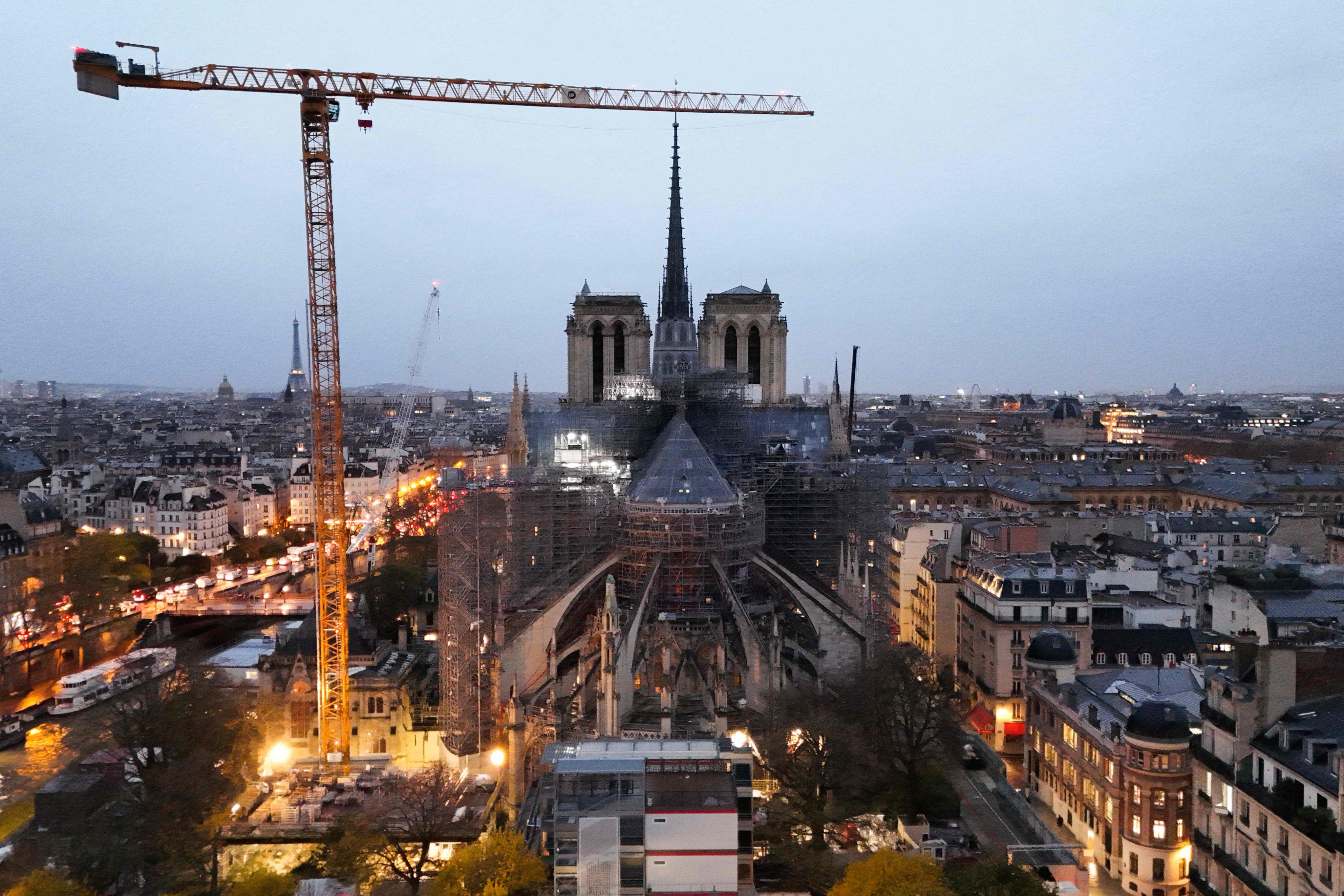 The cathedral was badly damaged by fire in April 2019 and has since been restored. Photo: AFP